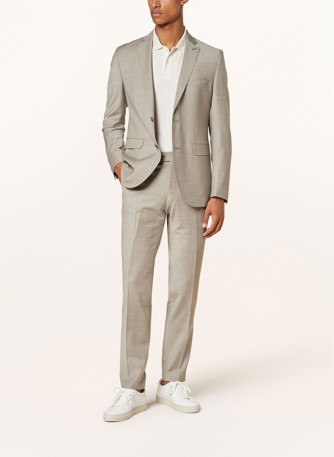 CG - CLUB of GENTS Suit trousers CG COLE slim fit, Color: 71 HELLBRAUN (Image 2)