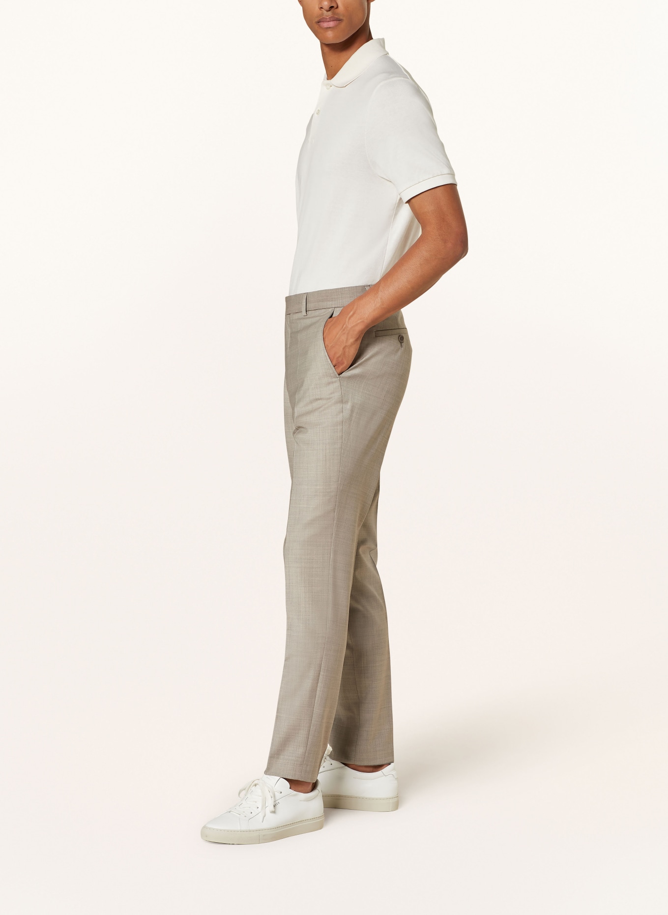 CG - CLUB of GENTS Suit trousers CG COLE slim fit, Color: 71 HELLBRAUN (Image 5)