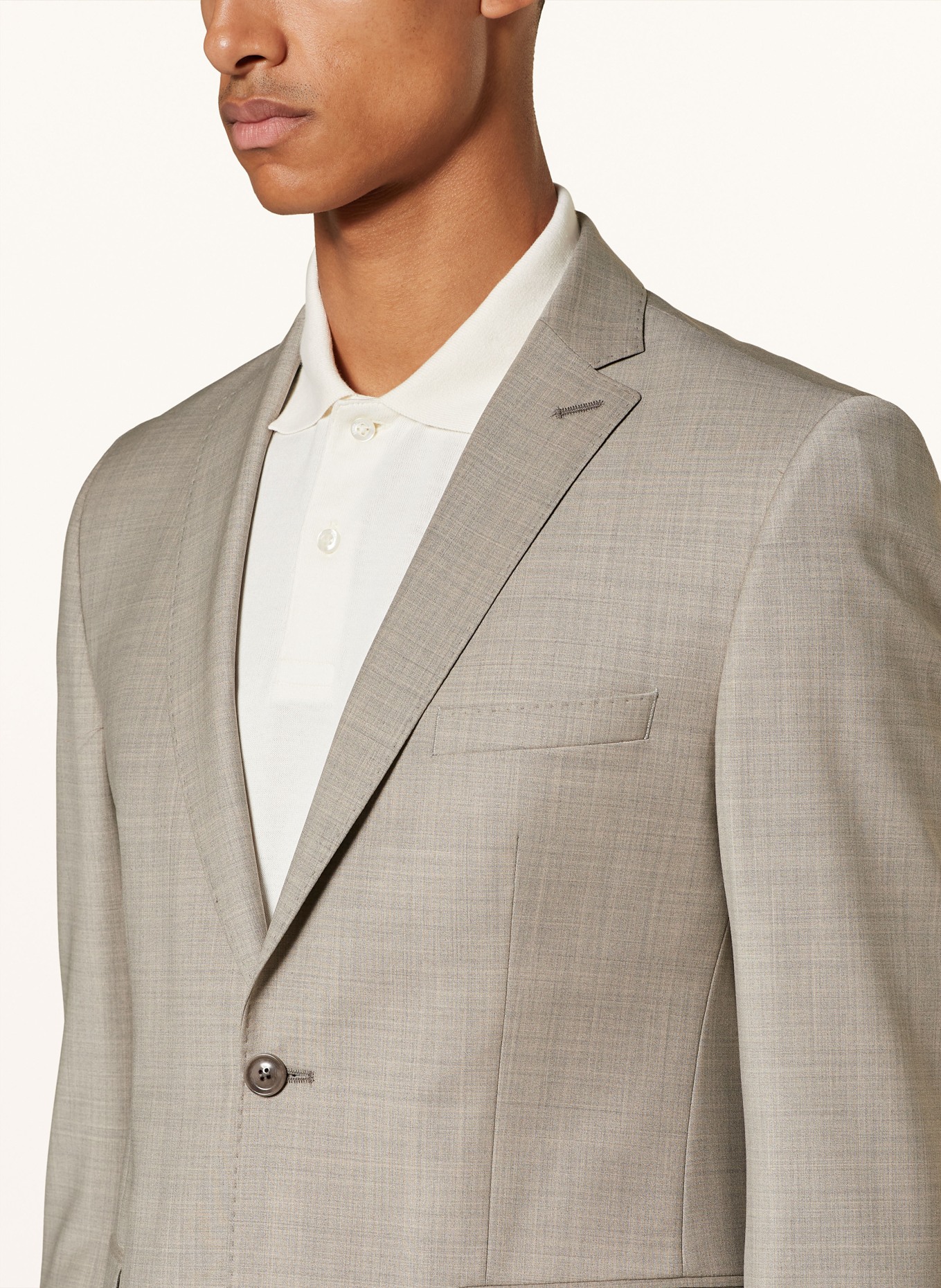 CG CLUB of GENTS Suit jacket CG COLVIN slim fit in 71 hellbraun