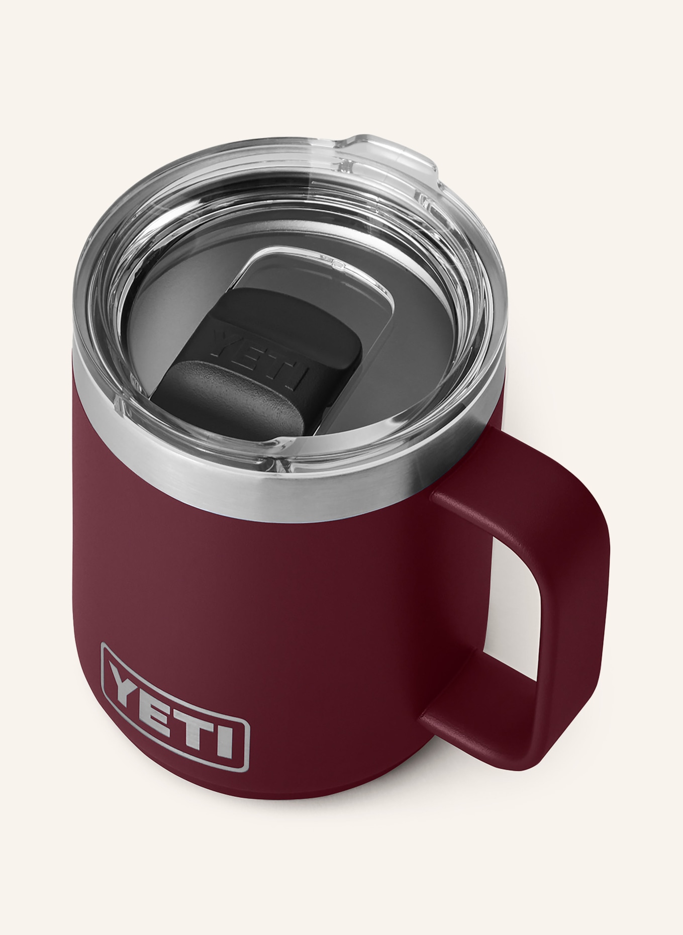 YETI Thermobecher RAMBLER®, Farbe: DUNKELROT (Bild 3)