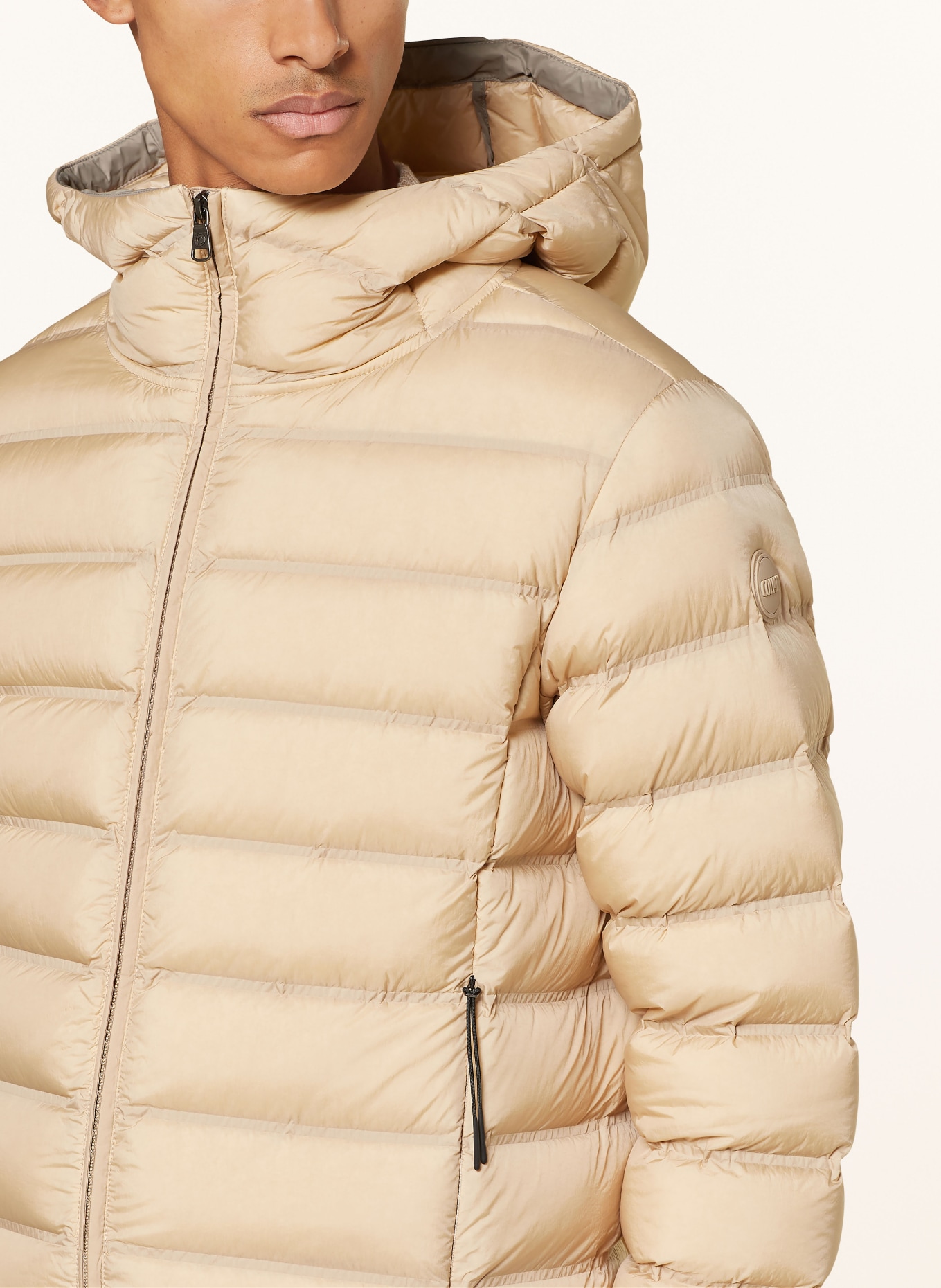 COLMAR Lightweight-Daunenjacke: HELLBRAUN