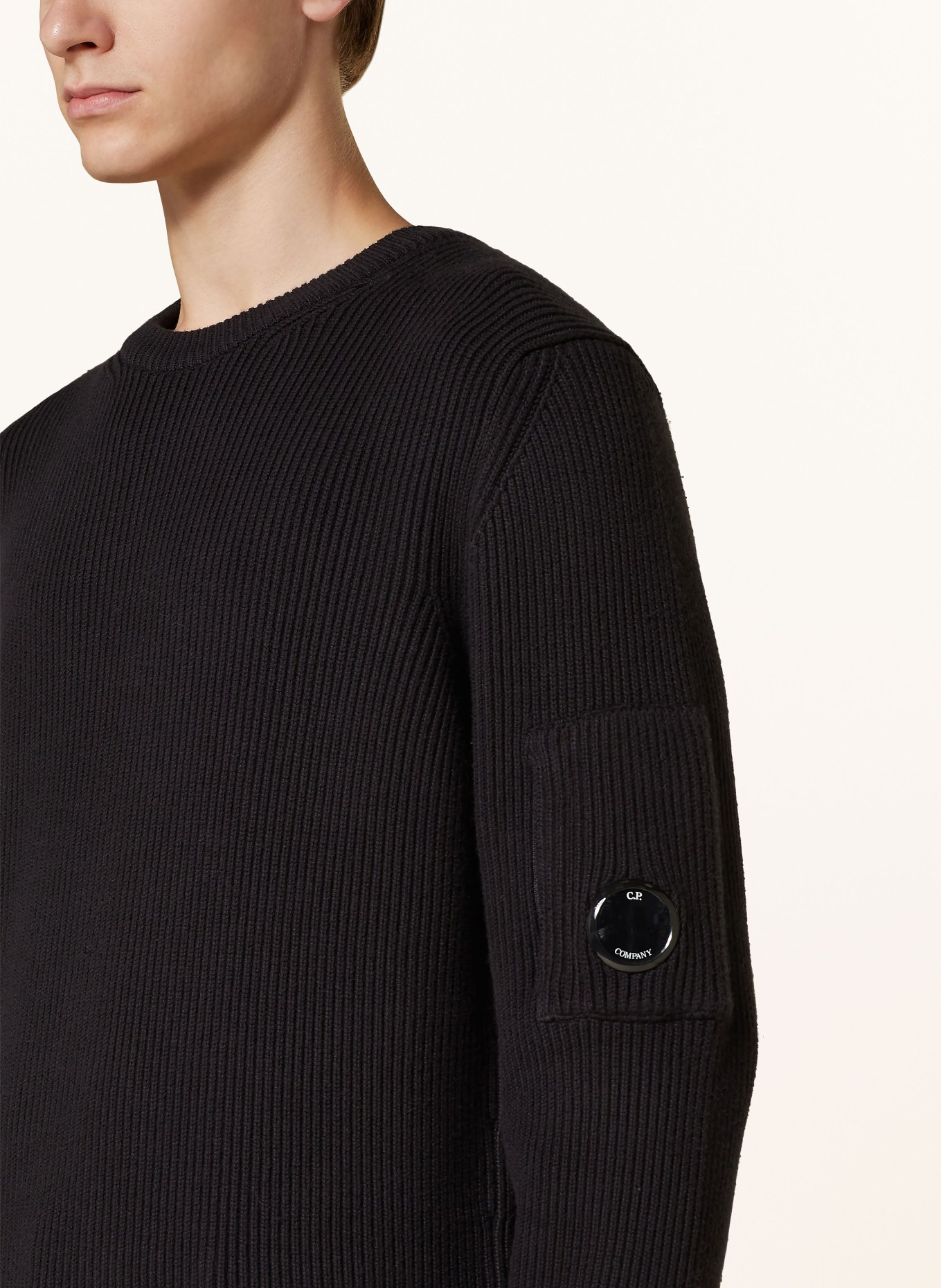 C.P. COMPANY Sweter: CZARNY