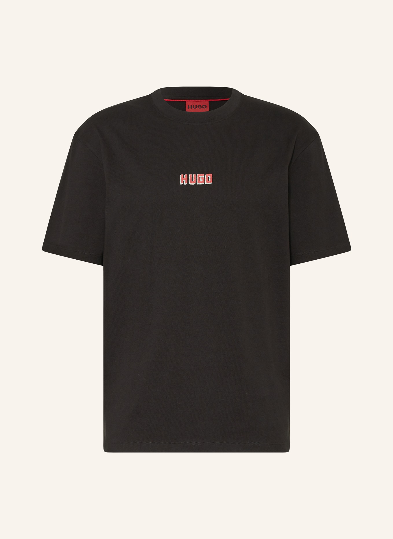 HUGO T-shirt DIQITEE, Color: BLACK (Image 1)