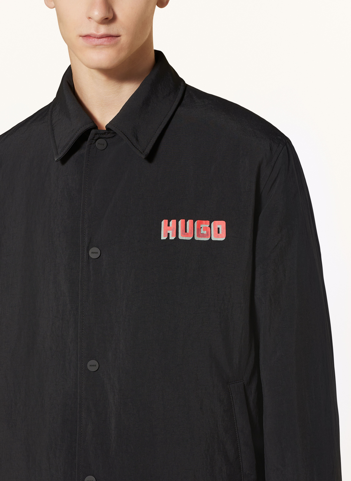 HUGO Overjacket BORTER, Farbe: SCHWARZ (Bild 4)