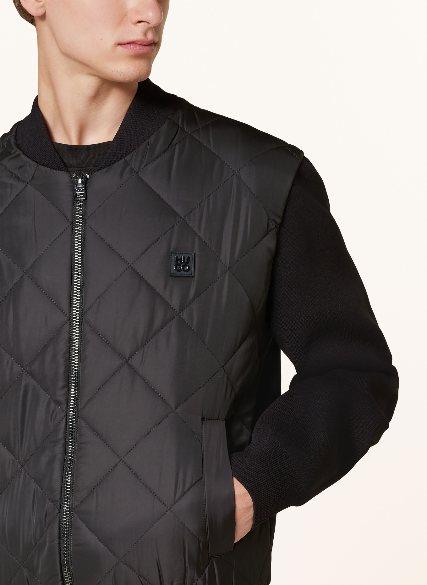 HUGO Bomber jacket SYBOR in mixed materials