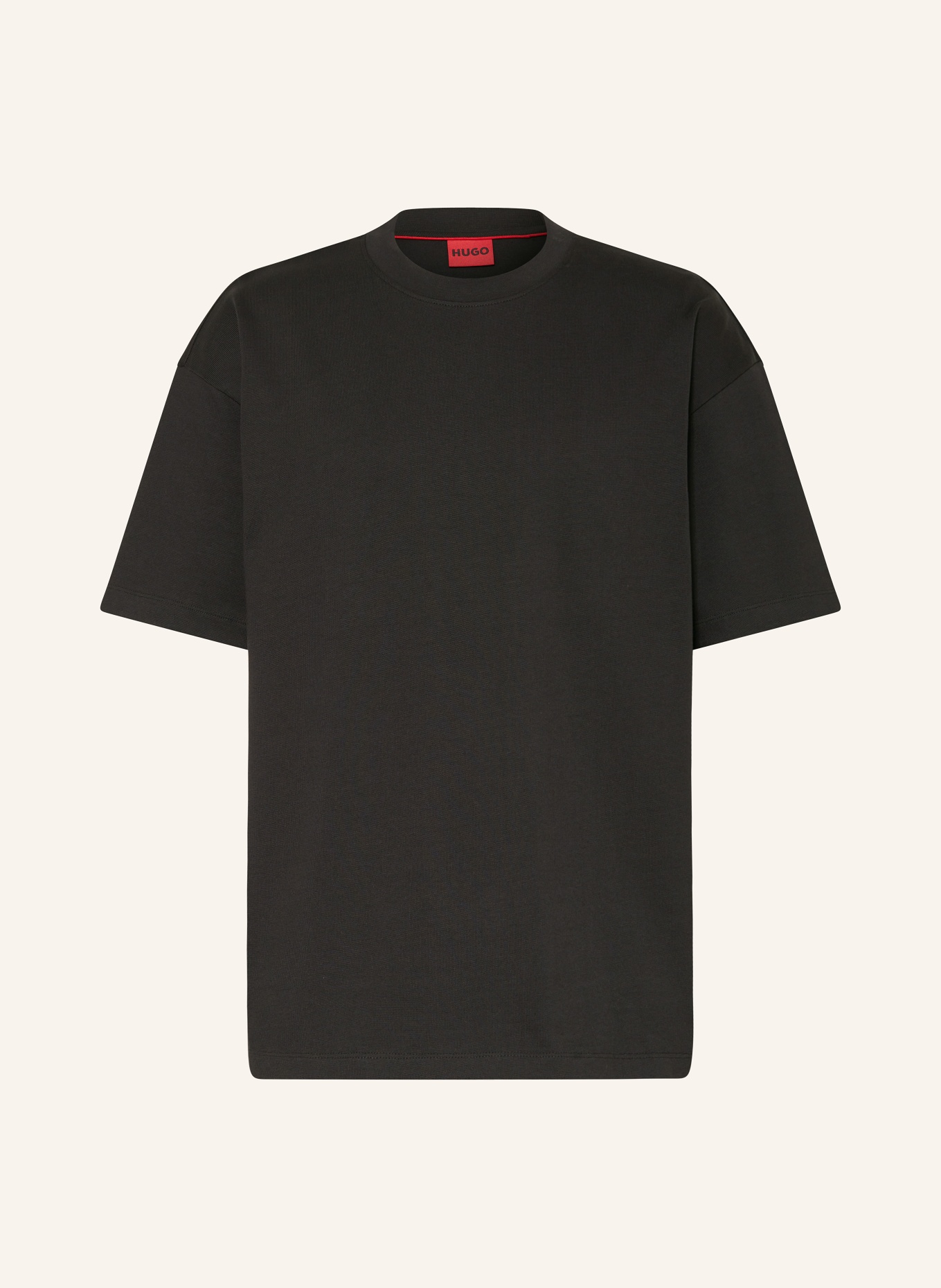 HUGO Oversized shirt DPLANITEE, Color: BLACK (Image 1)