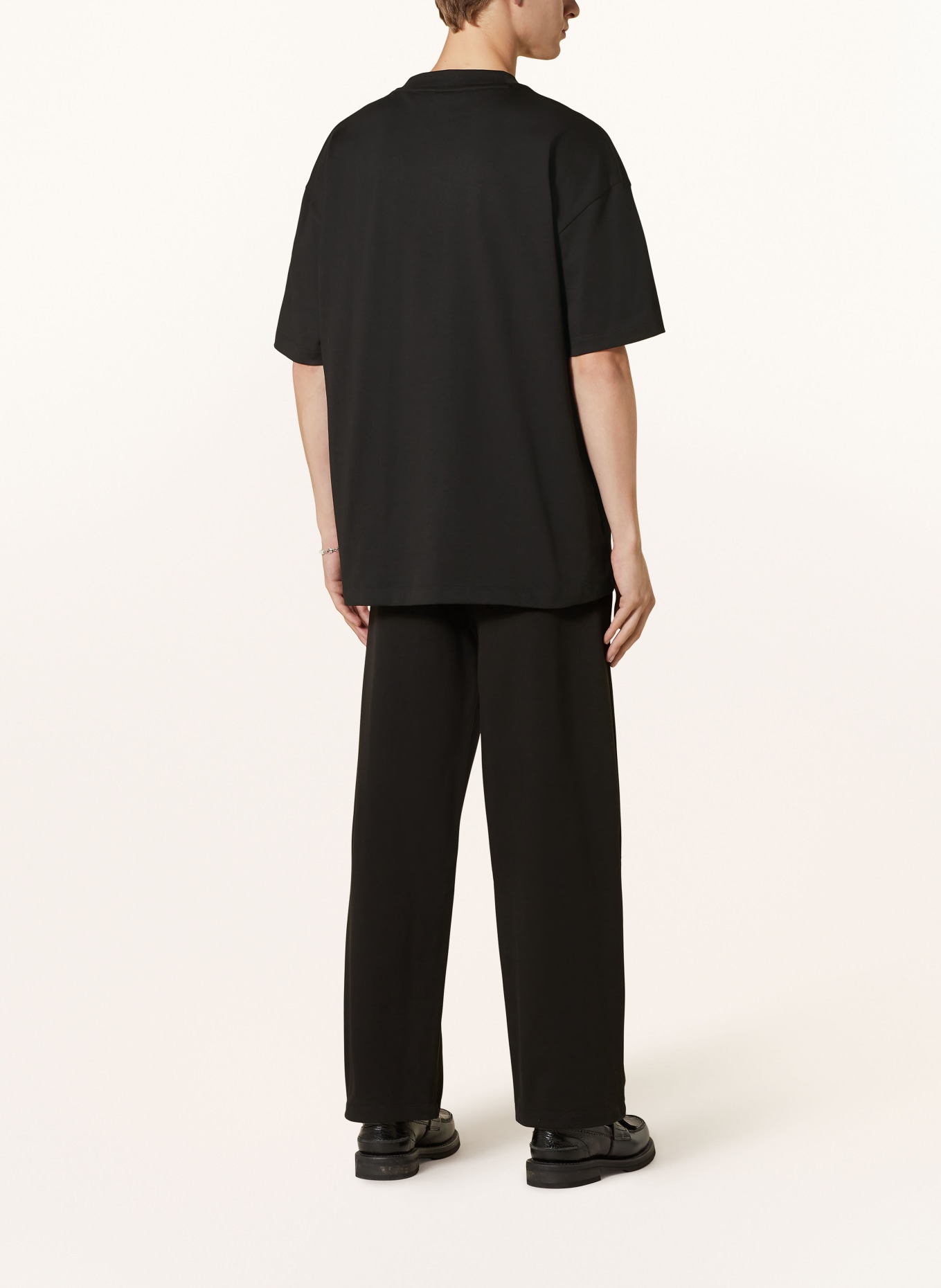 HUGO Oversized shirt DPLANITEE, Color: BLACK (Image 3)