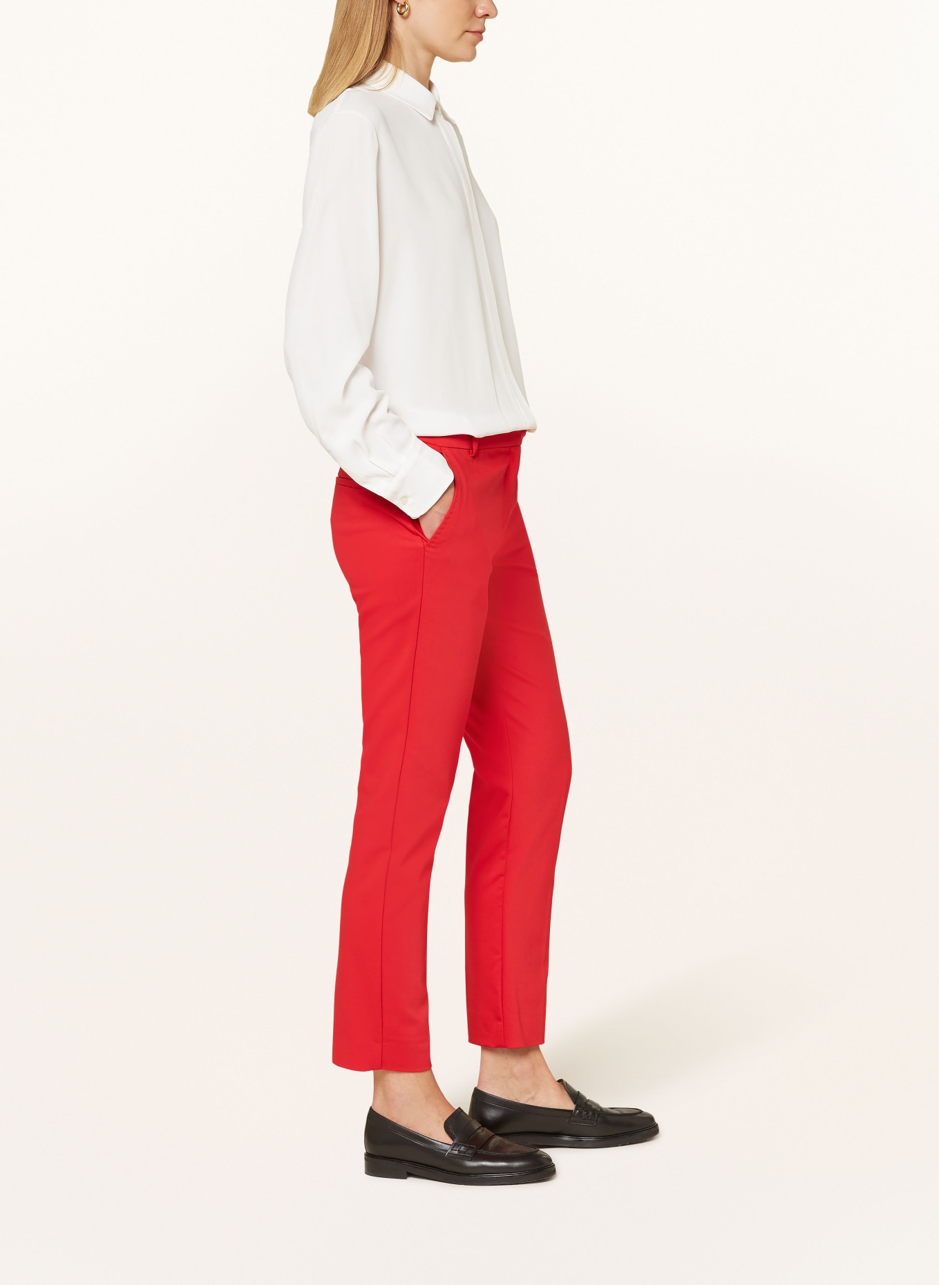 MARELLA 7/8 trousers INCOM, Color: RED (Image 4)