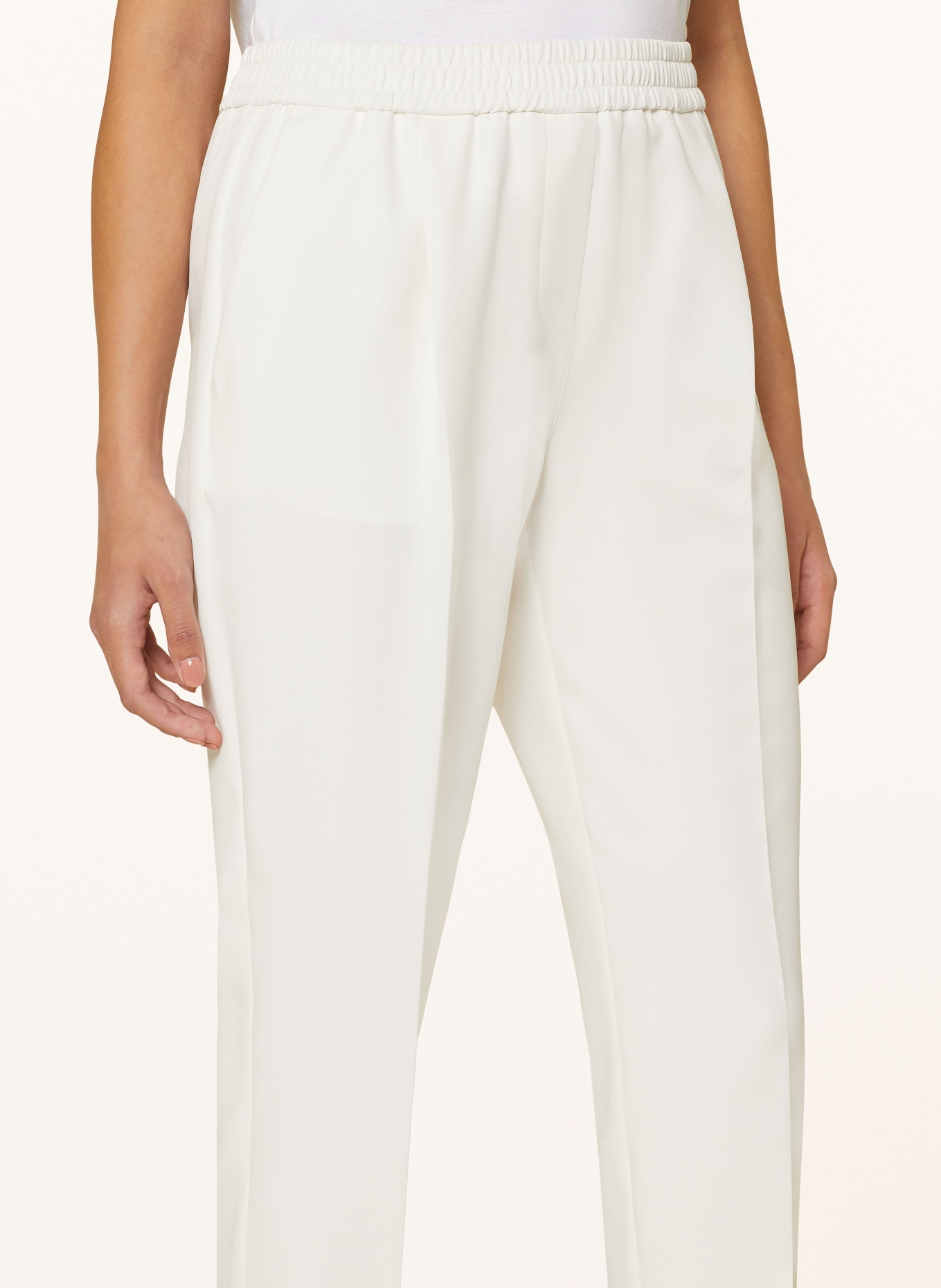 BOSS Trousers TOJO in jogger style, Color: CREAM (Image 5)