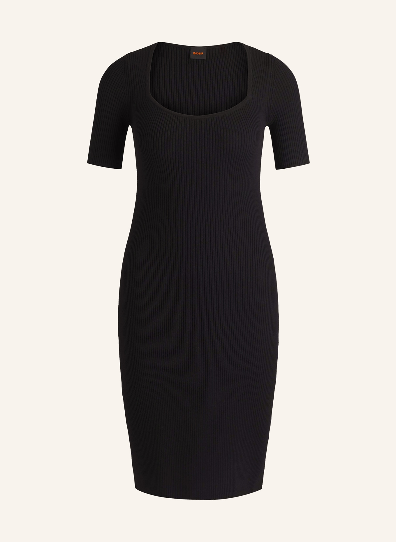 BOSS Knit dress FESCO: BLACK