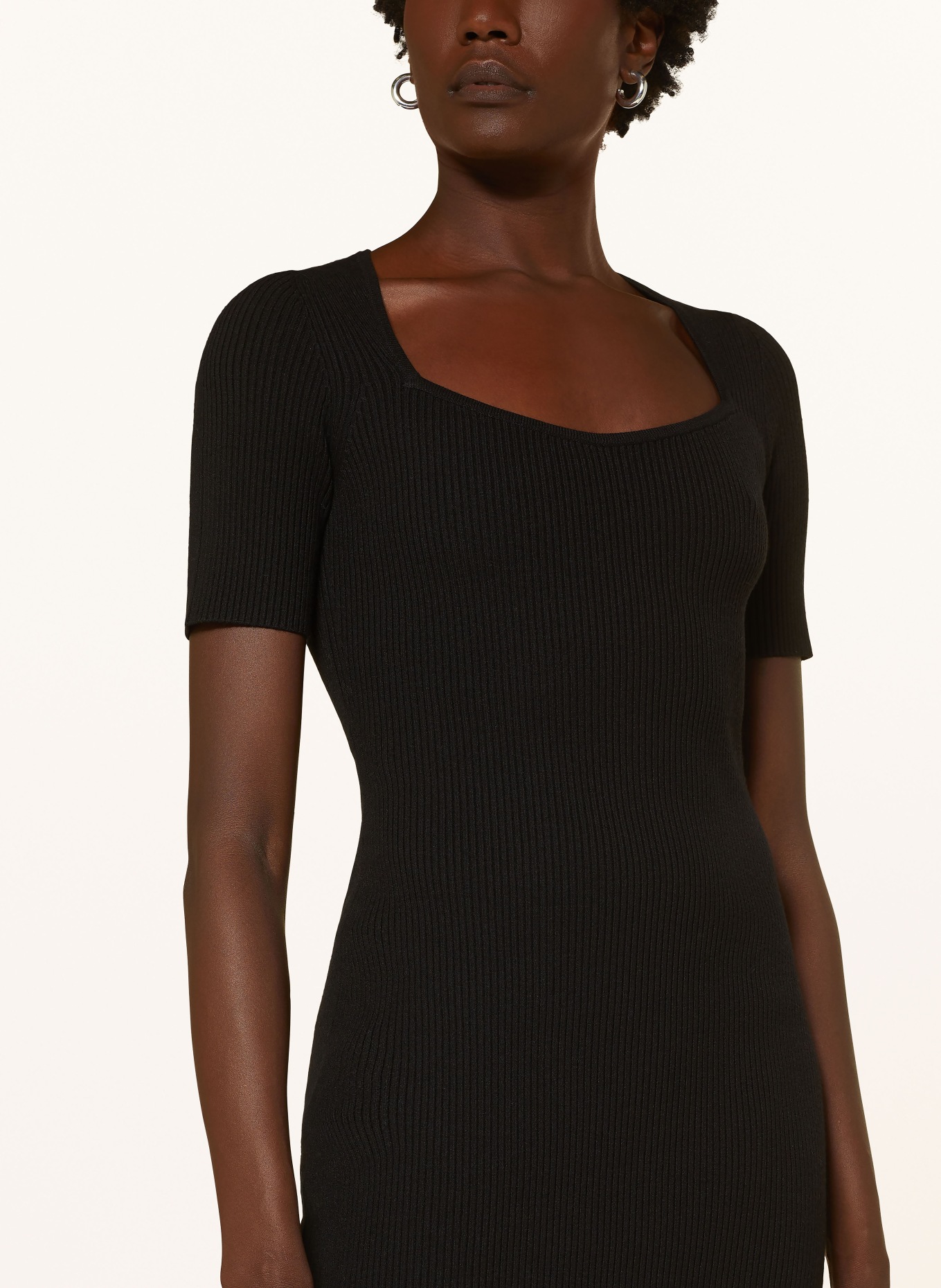 BOSS Knit dress FESCO: BLACK