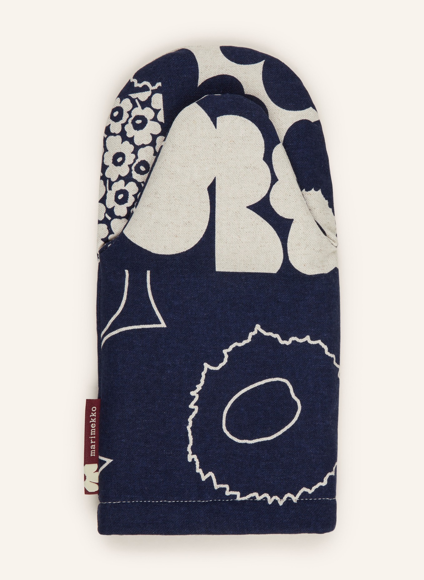 marimekko Ofenhandschuh UNIKKO KOLLAASI, Farbe: DUNKELBLAU/ HELLGRAU (Bild 2)