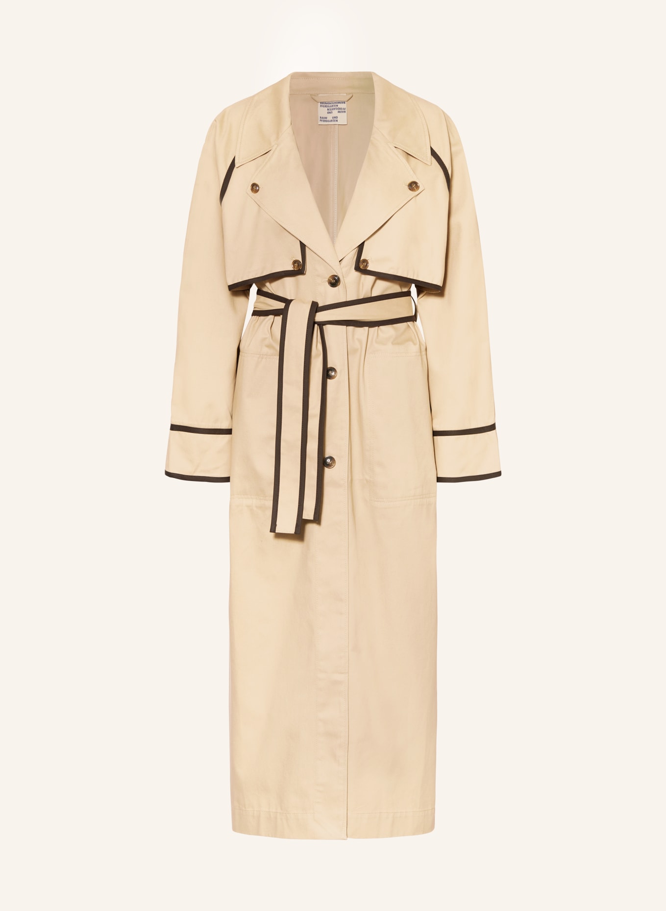 BAUM UND PFERDGARTEN Trench coat DEONA: Wool coat RESINA