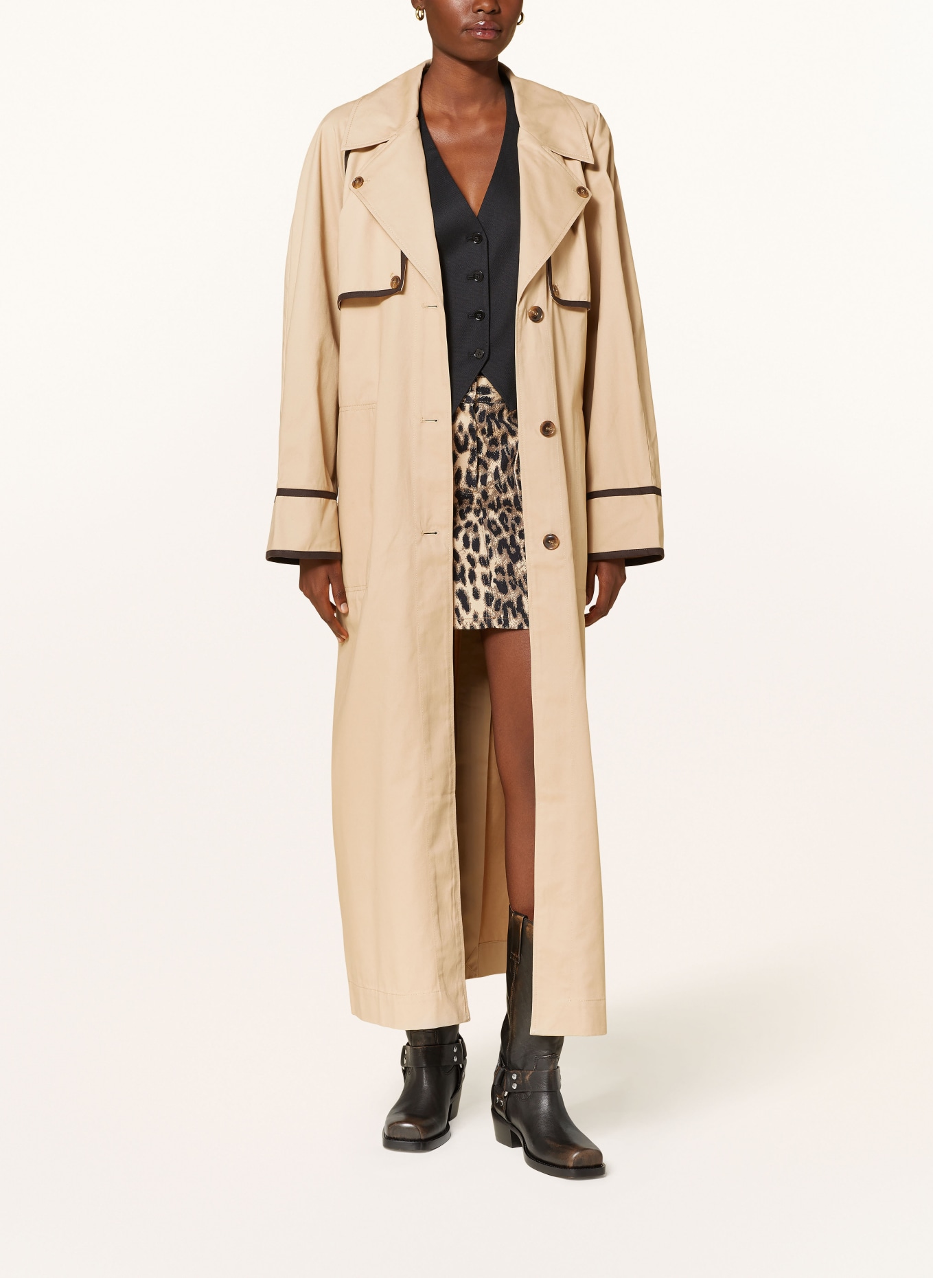 BAUM UND PFERDGARTEN Trench coat DEONA: Wool coat RESINA
