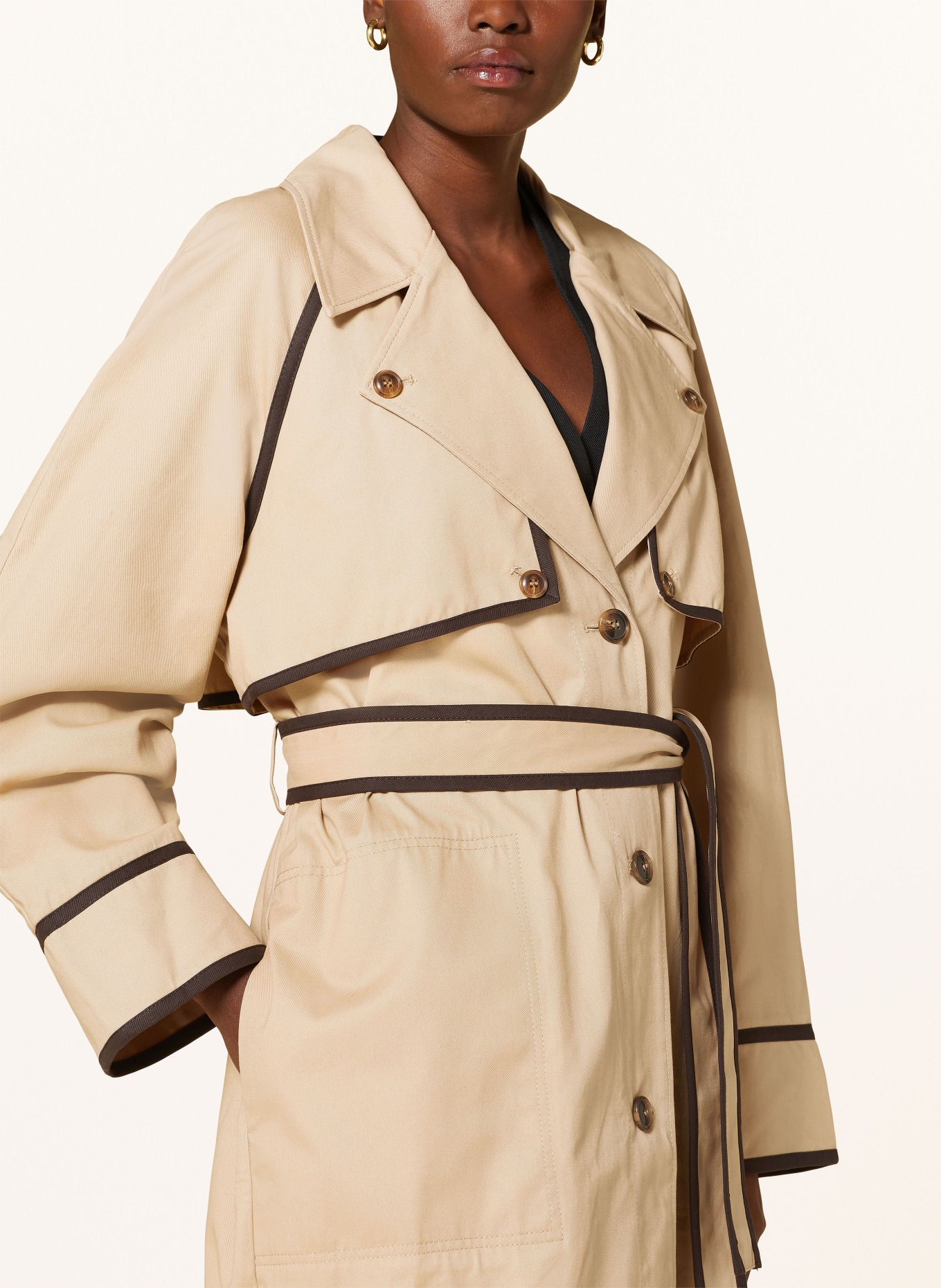 BAUM UND PFERDGARTEN Trench coat DEONA: Wool coat RESINA