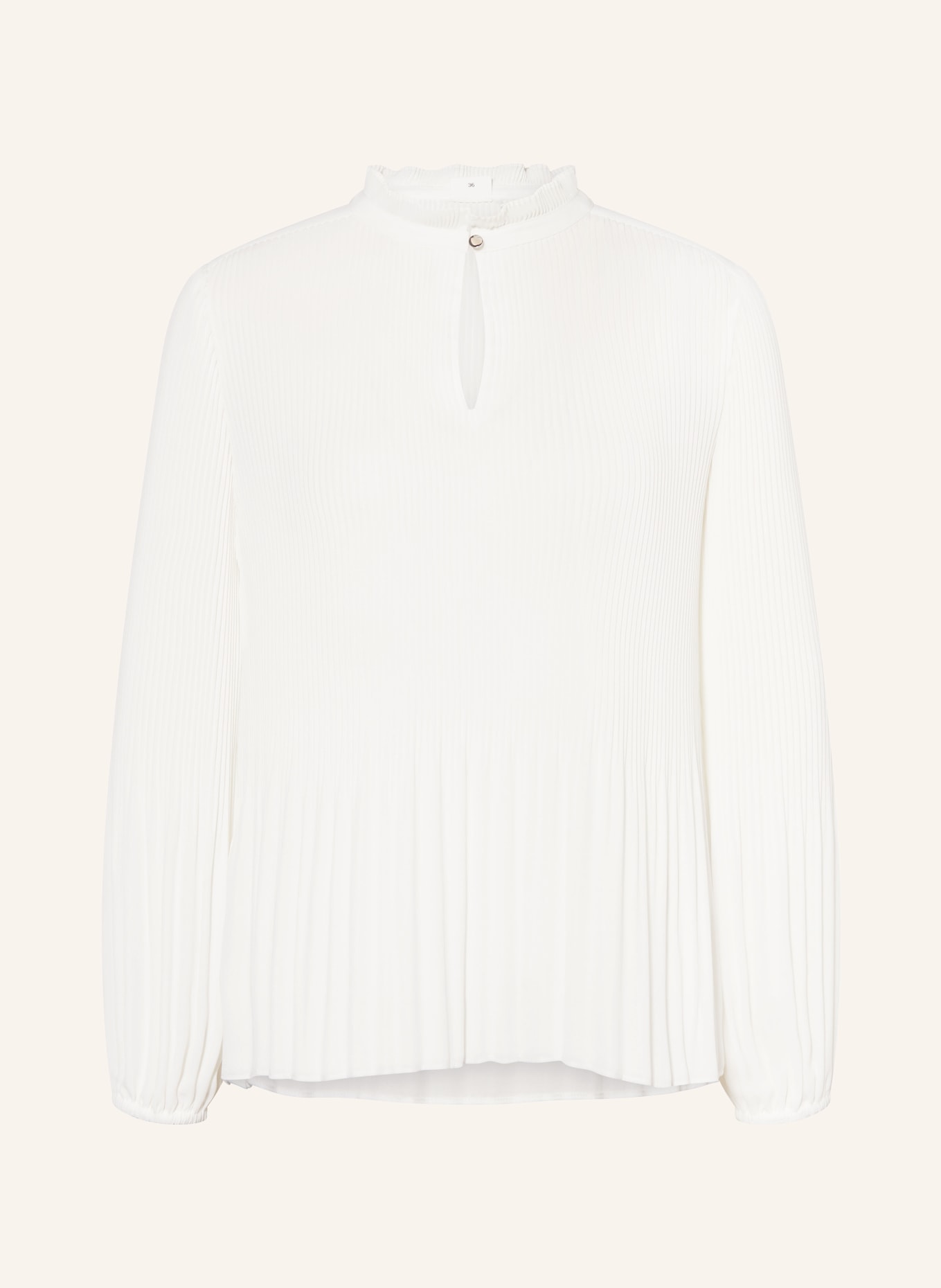 s.Oliver BLACK LABEL Blusenshirt aus Plissee: WEISS