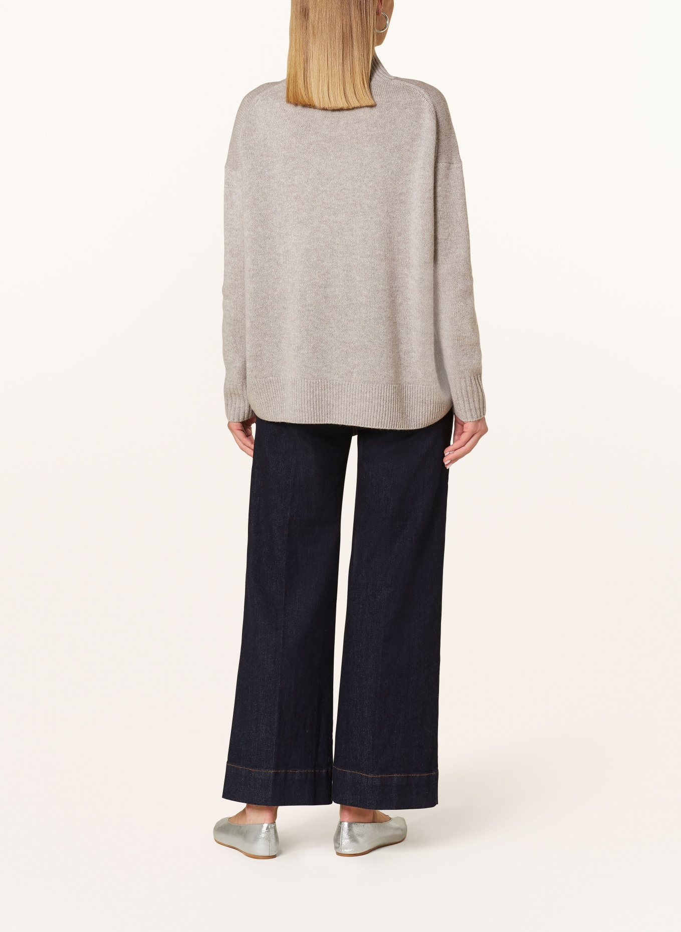 ELENA MIRO Flared Jeans: DUNKELBLAU