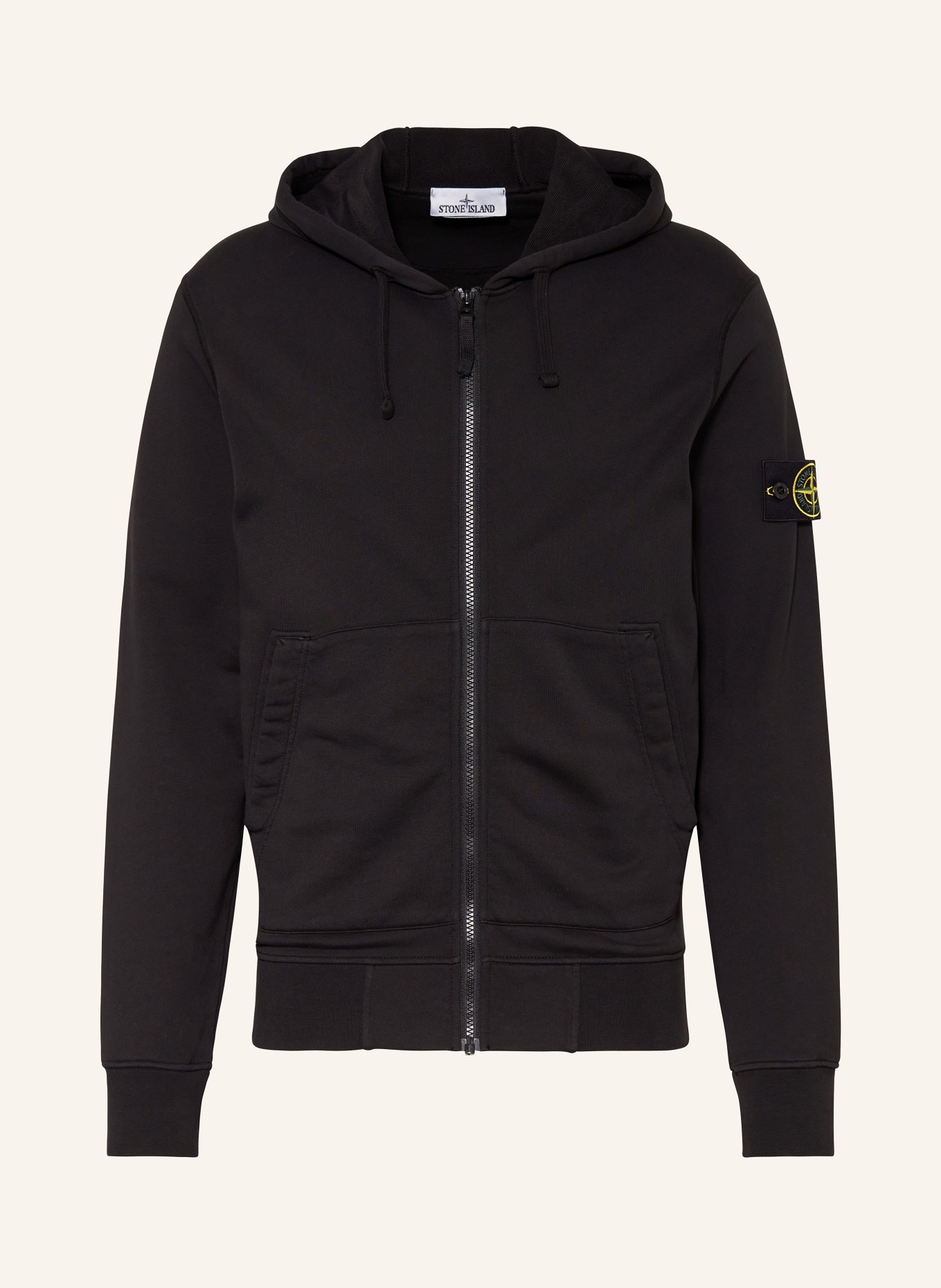 STONE ISLAND Sweatjacke, Farbe: SCHWARZ (Bild 1)