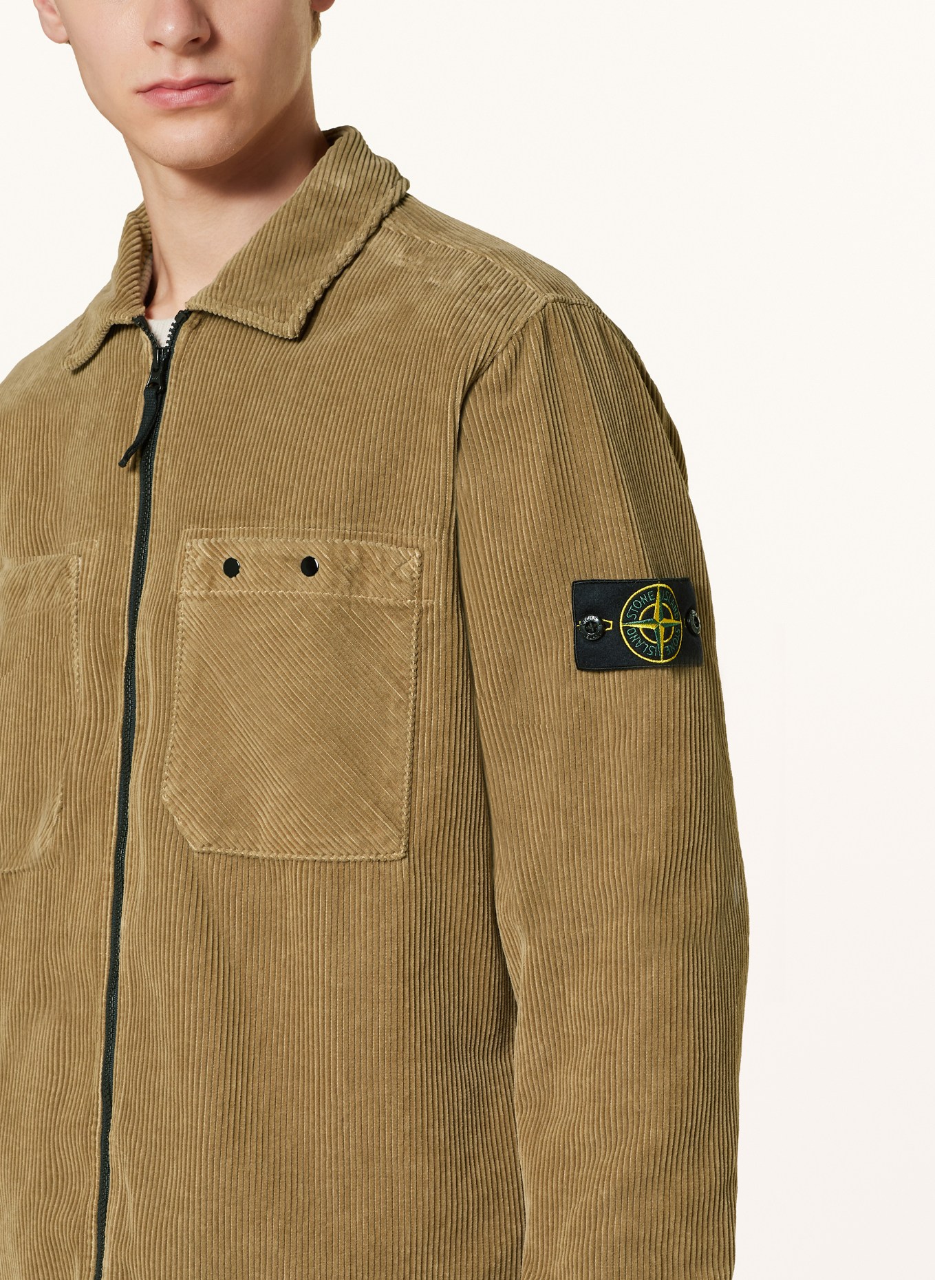Stone island corduroy overshirt store