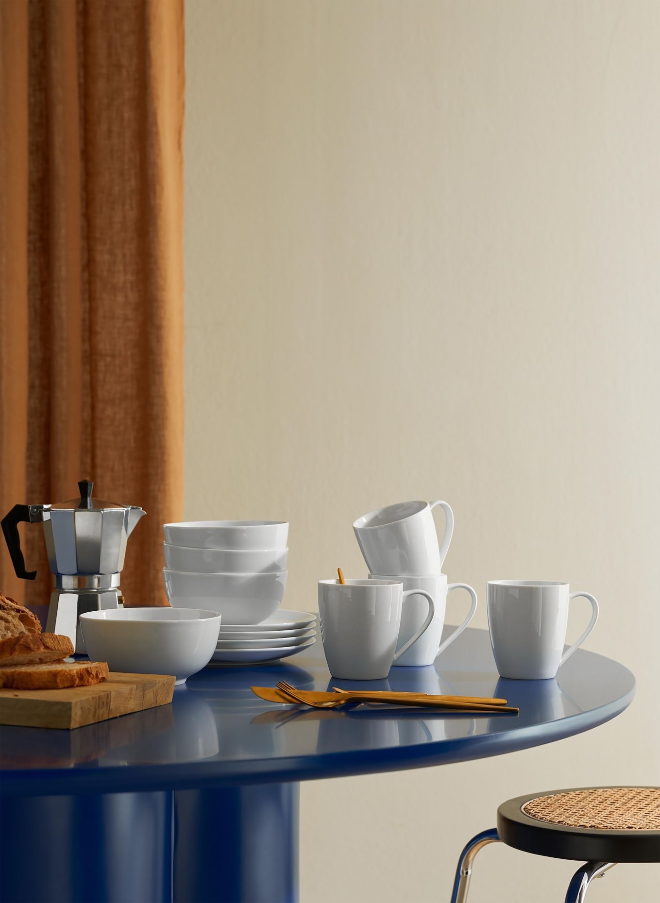 Westwing Collection 12-delige servies set DELIGHT MODERN: WIT