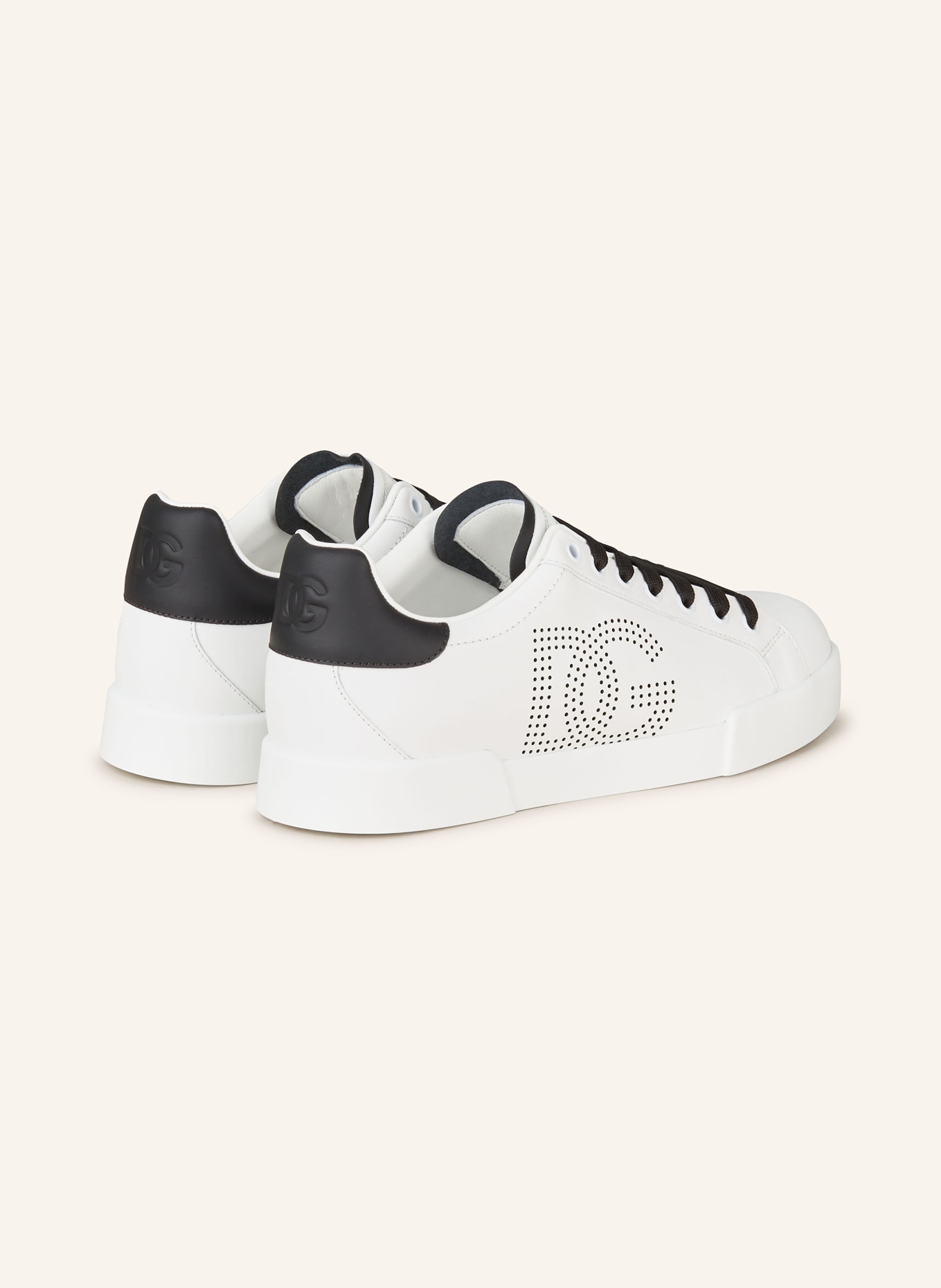 DOLCE & GABBANA Sneakersy: BÍLÁ / ČERNÁ