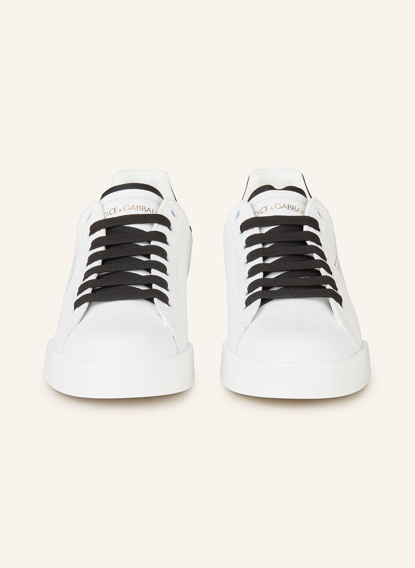 DOLCE & GABBANA Sneakersy: BÍLÁ / ČERNÁ