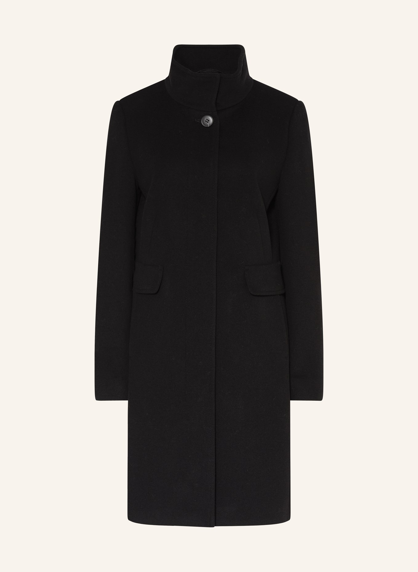 FUCHS SCHMITT Wool coat, Color: BLACK (Image 1)