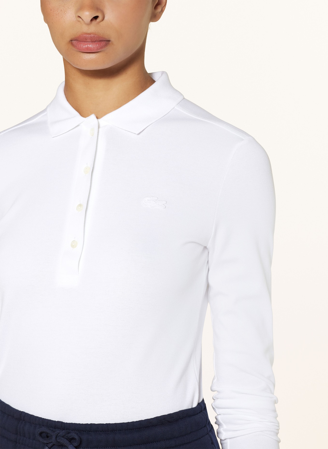 LACOSTE Piqué-Poloshirt, Farbe: WEISS (Bild 4)