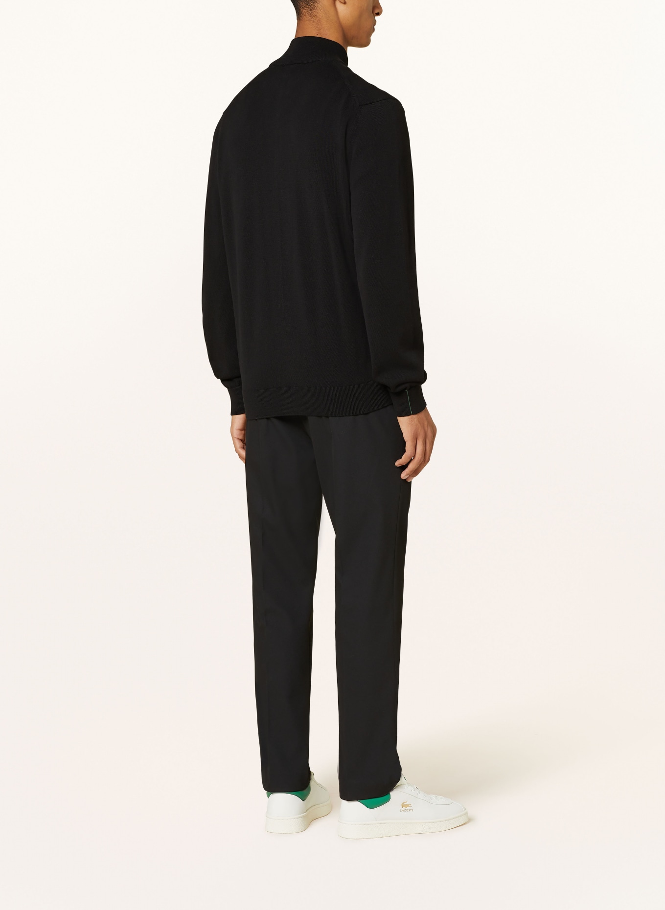 LACOSTE vest: ZWART