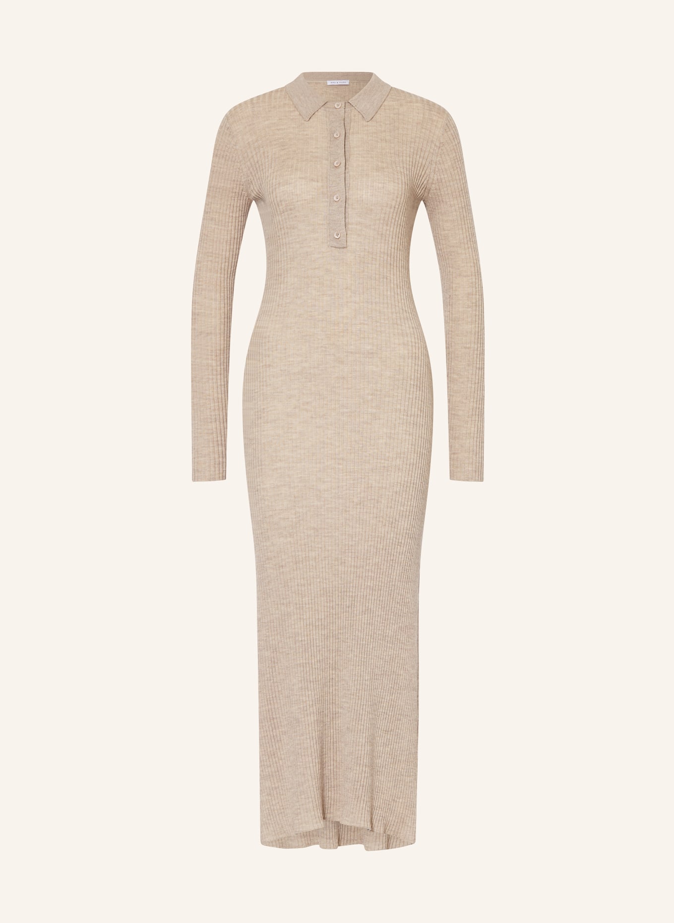 MRS & HUGS Strickkleid: BEIGE