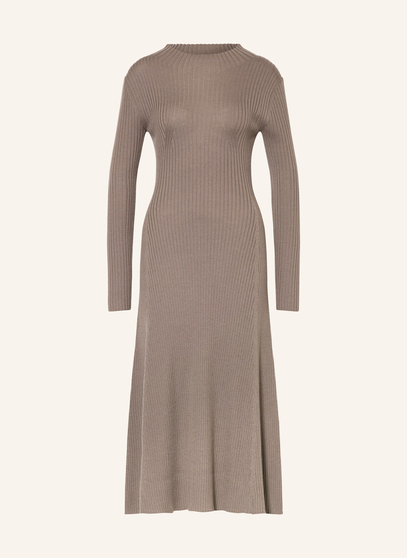 MRS & HUGS Sukienka z dzianiny: SZAROBRĄZOWY