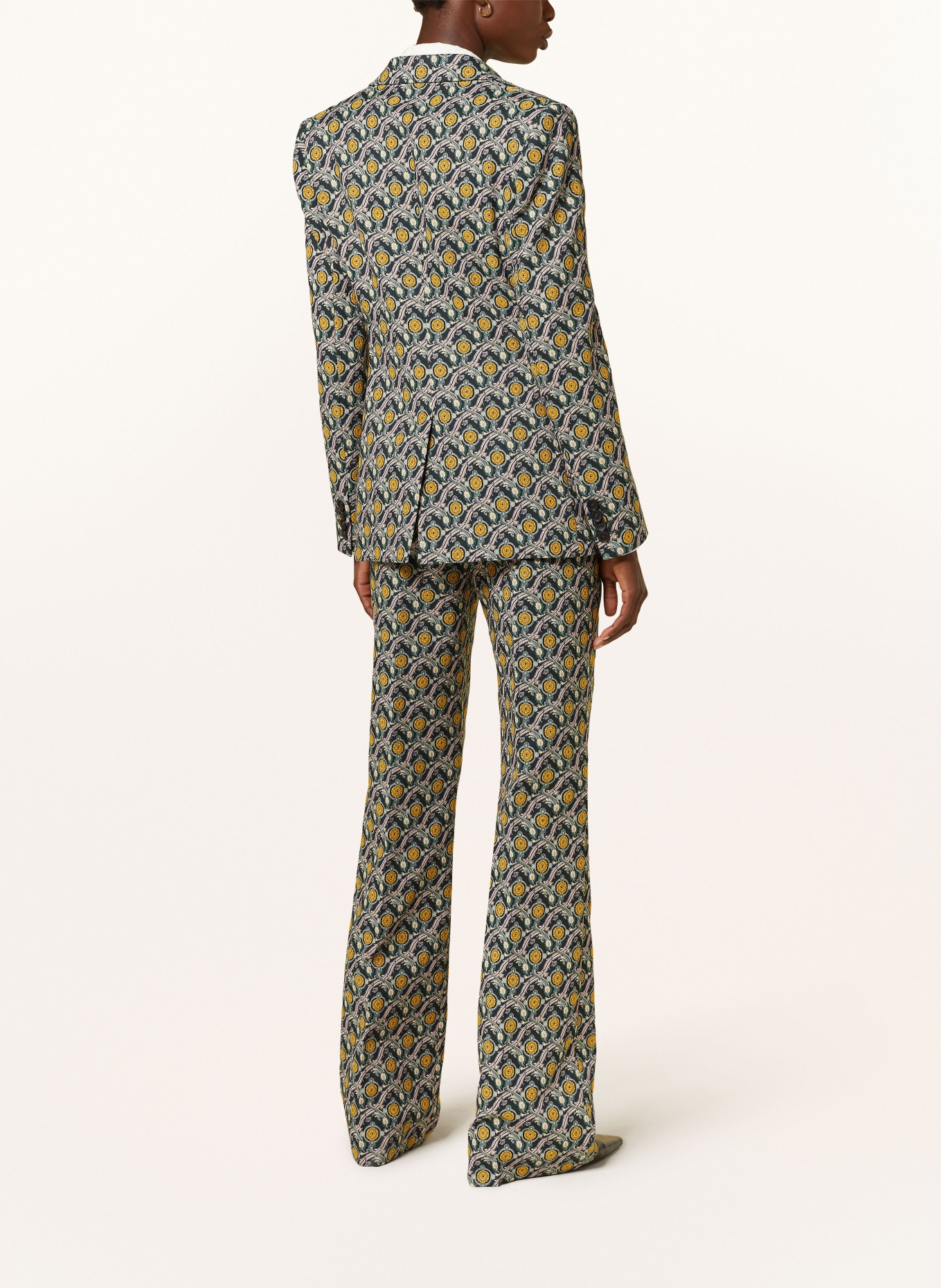 ETRO Hose: SCHWARZ / GRÜN / LILA