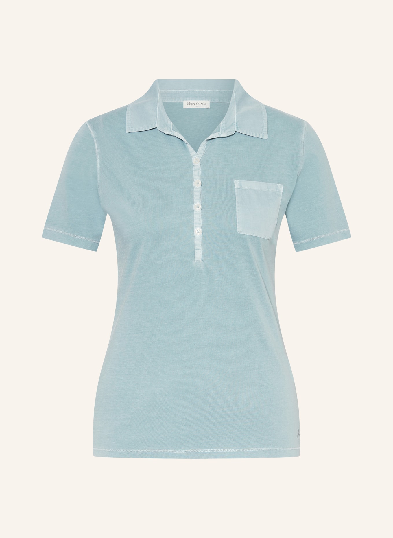 Marc O'Polo Jersey polo shirt, Color: MINT (Image 1)