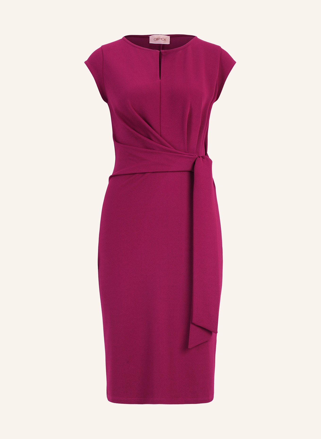 CARTOON Jersey dress: DARK RED