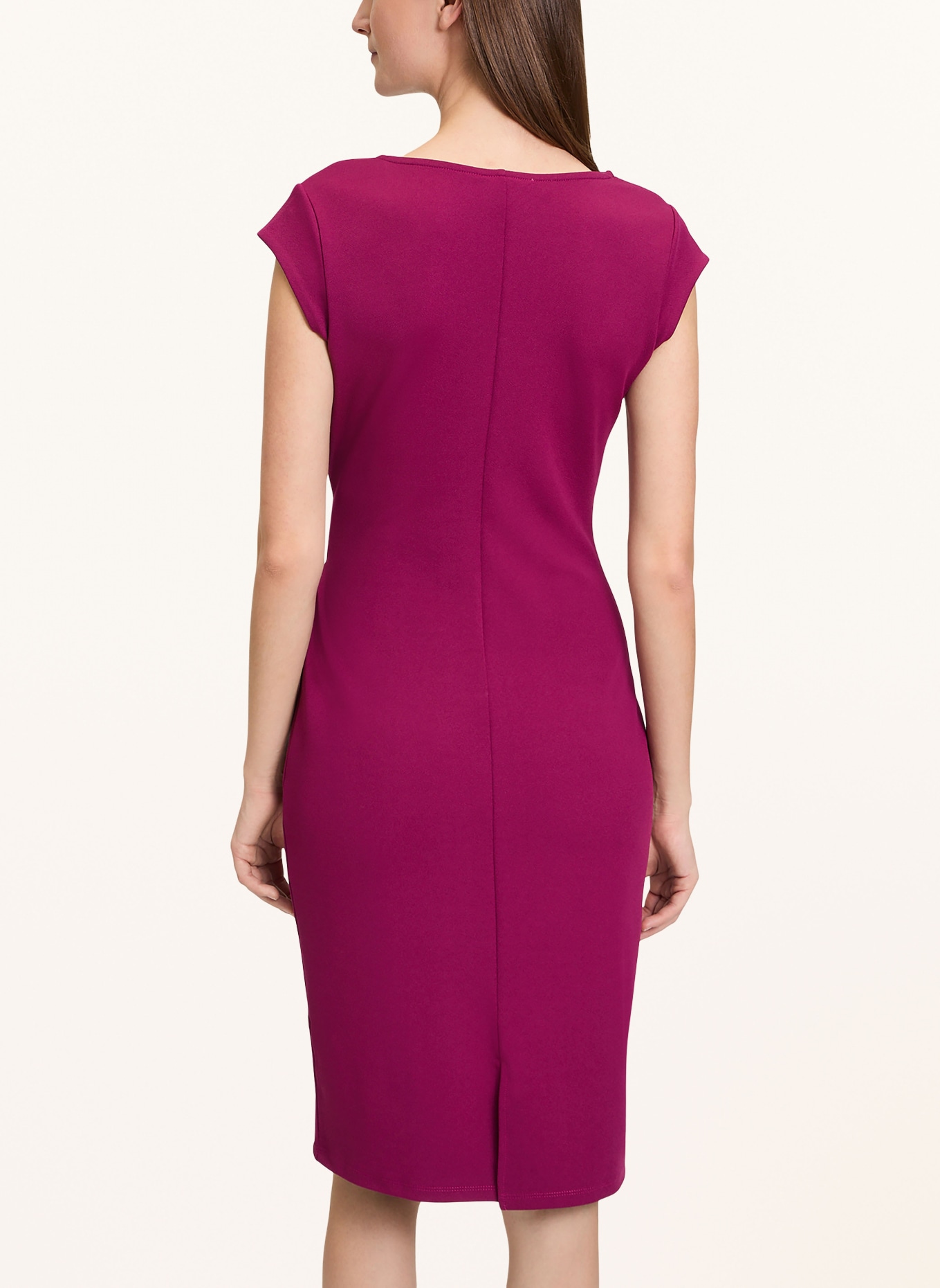 CARTOON Jersey dress: DARK RED