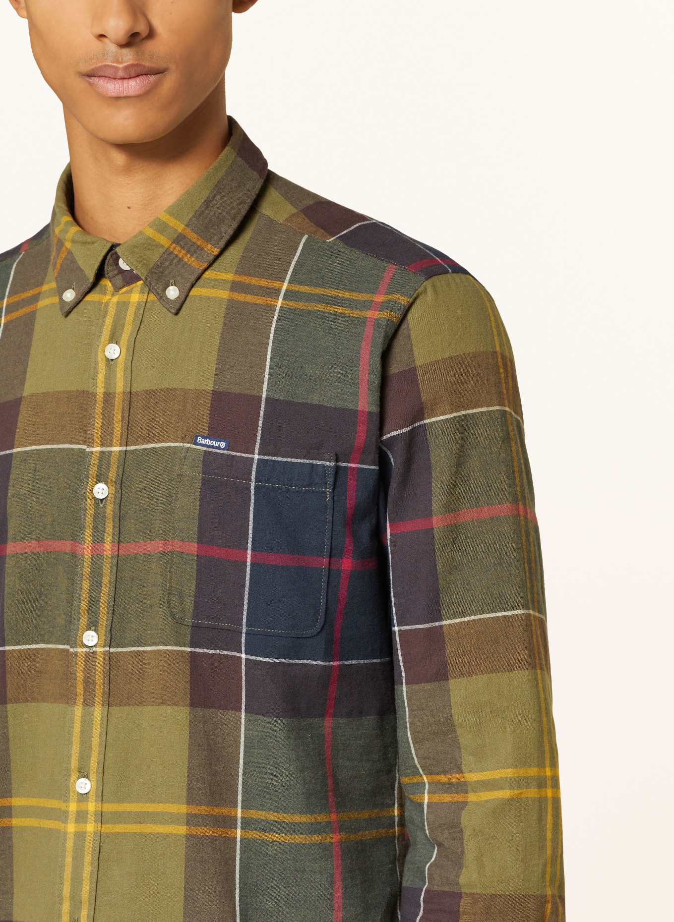 Barbour john shirt classic tartan sale