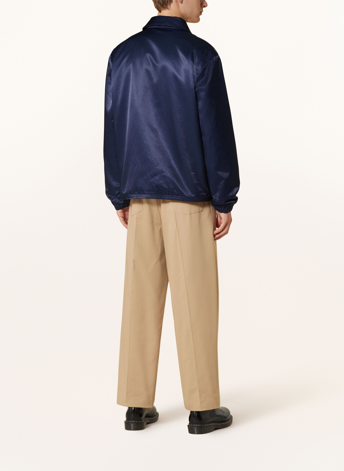 POLO RALPH LAUREN Satin bomber jacket TAKIHYO, Color: DARK BLUE (Image 3)