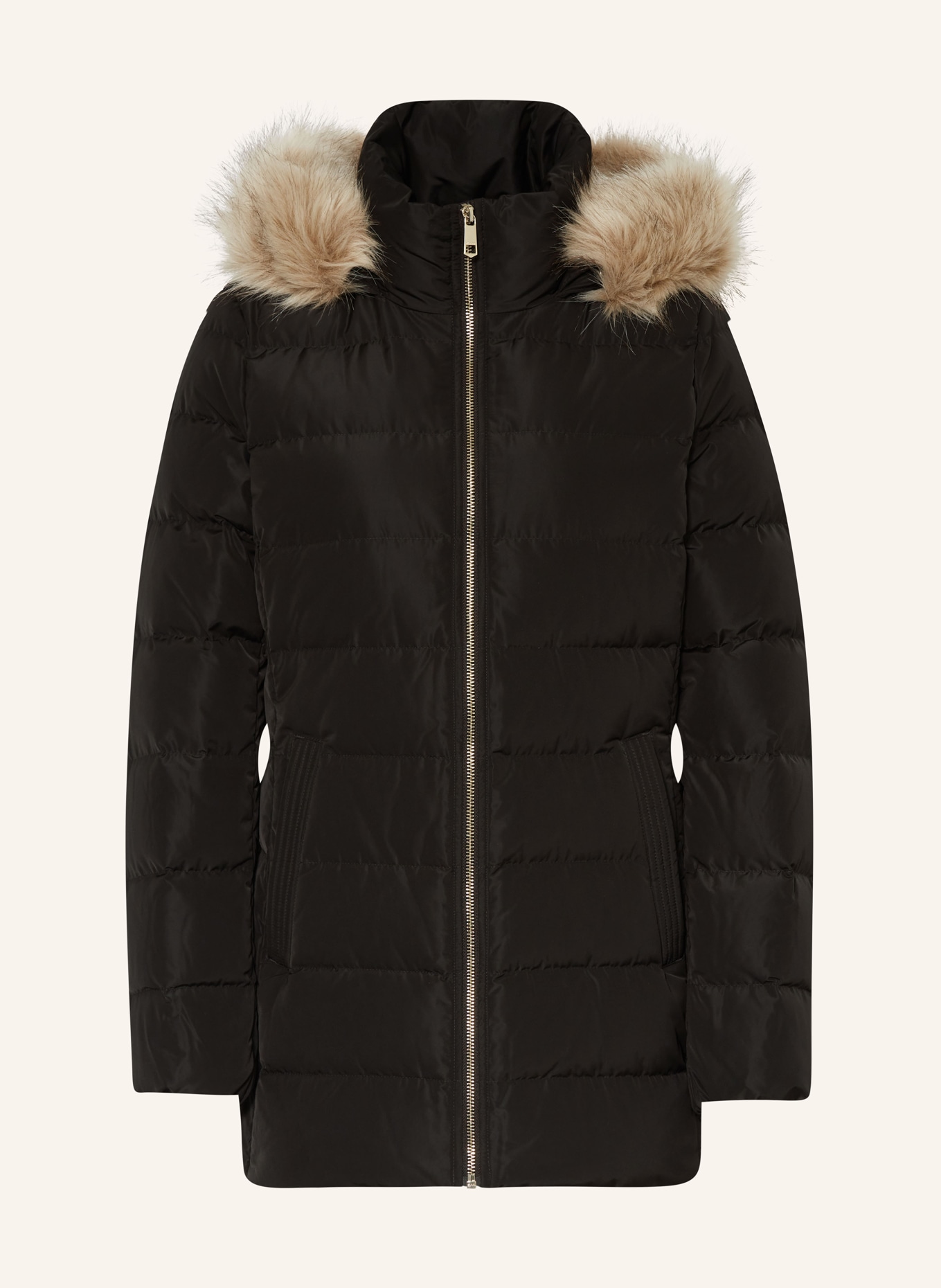 TOMMY HILFIGER Down jacket HERITAGE DOWN TYRA with faux fur
