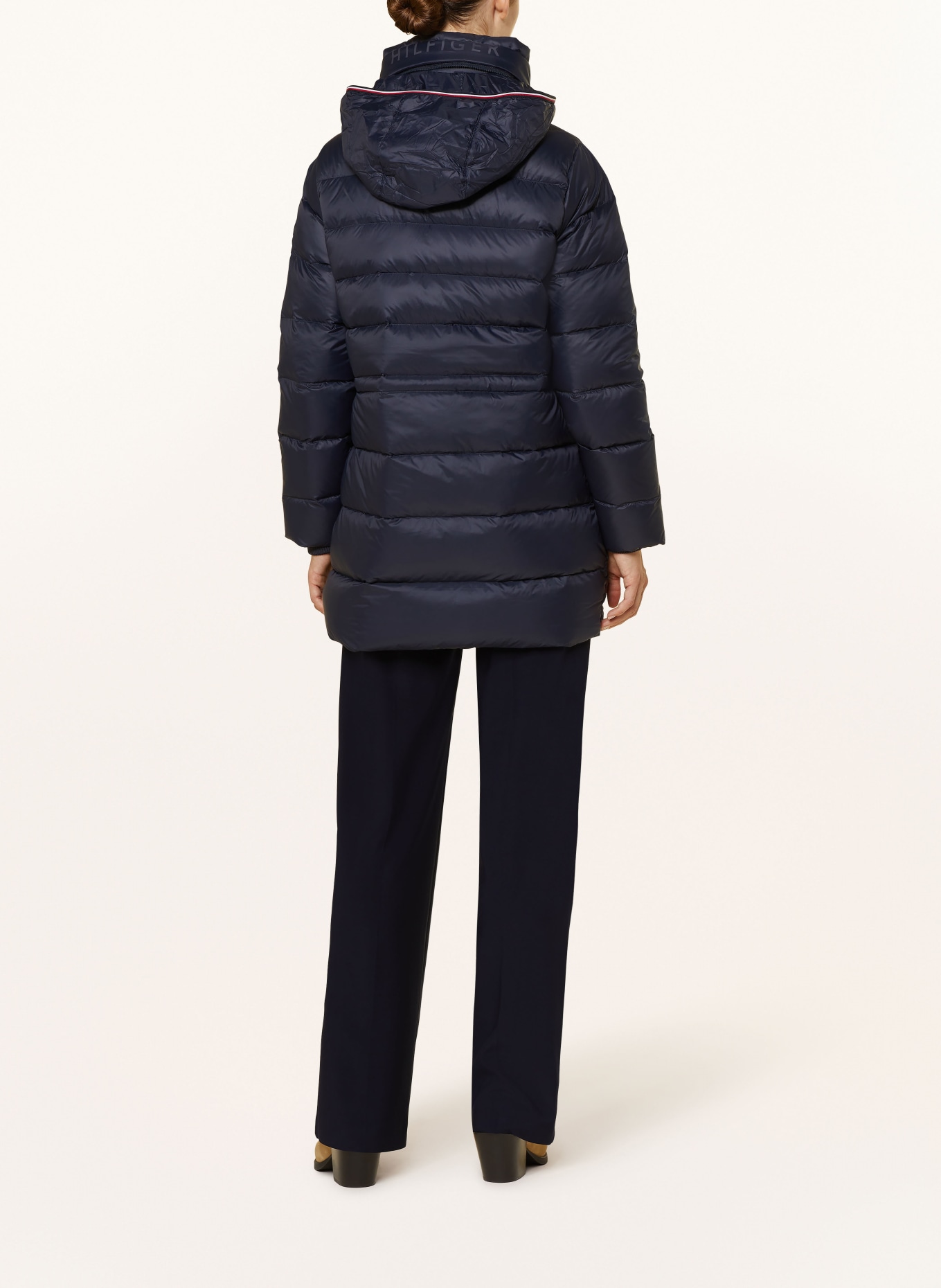 TOMMY HILFIGER Daunenmantel: DUNKELBLAU