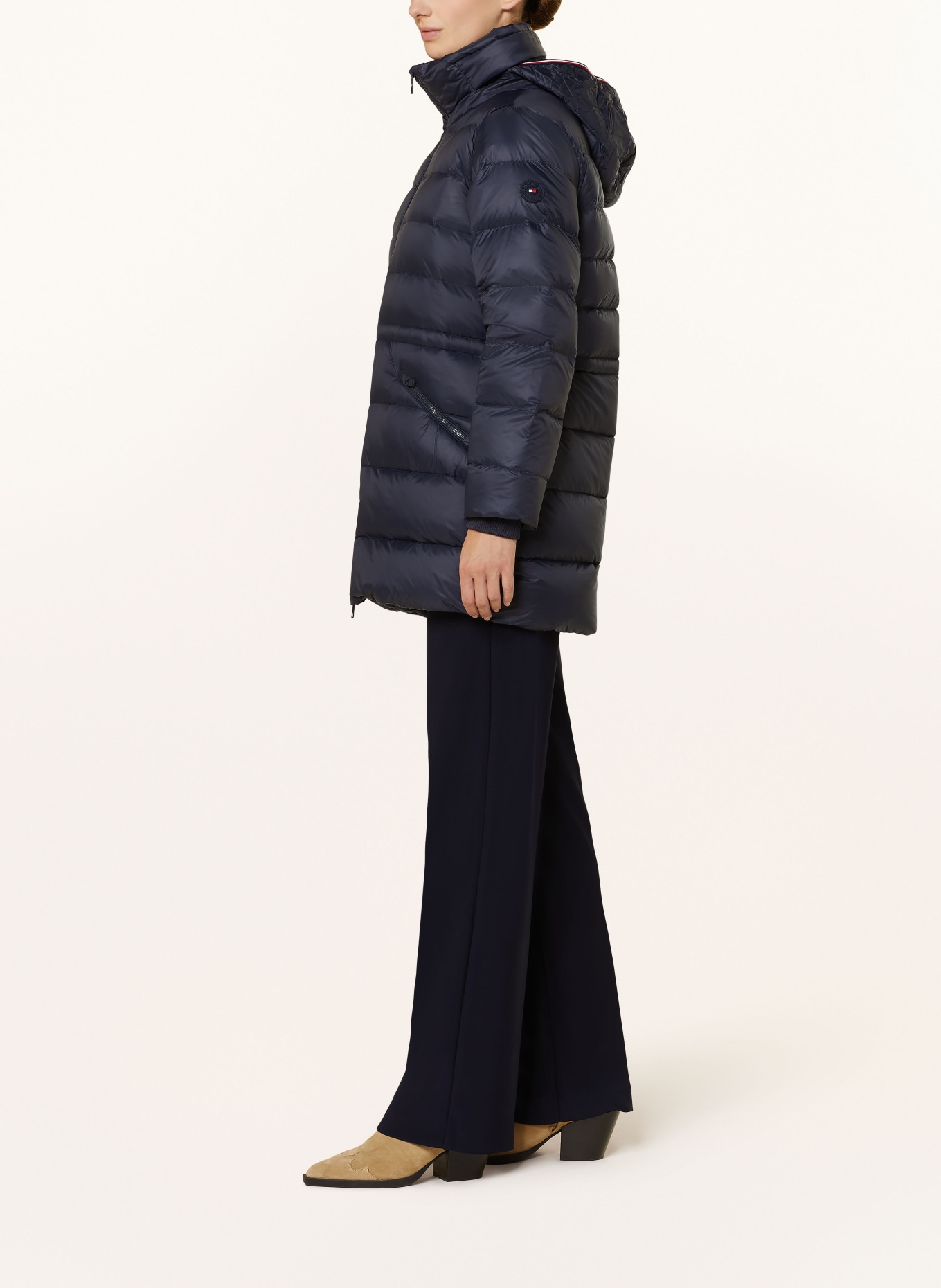 TOMMY HILFIGER Daunenmantel: DUNKELBLAU