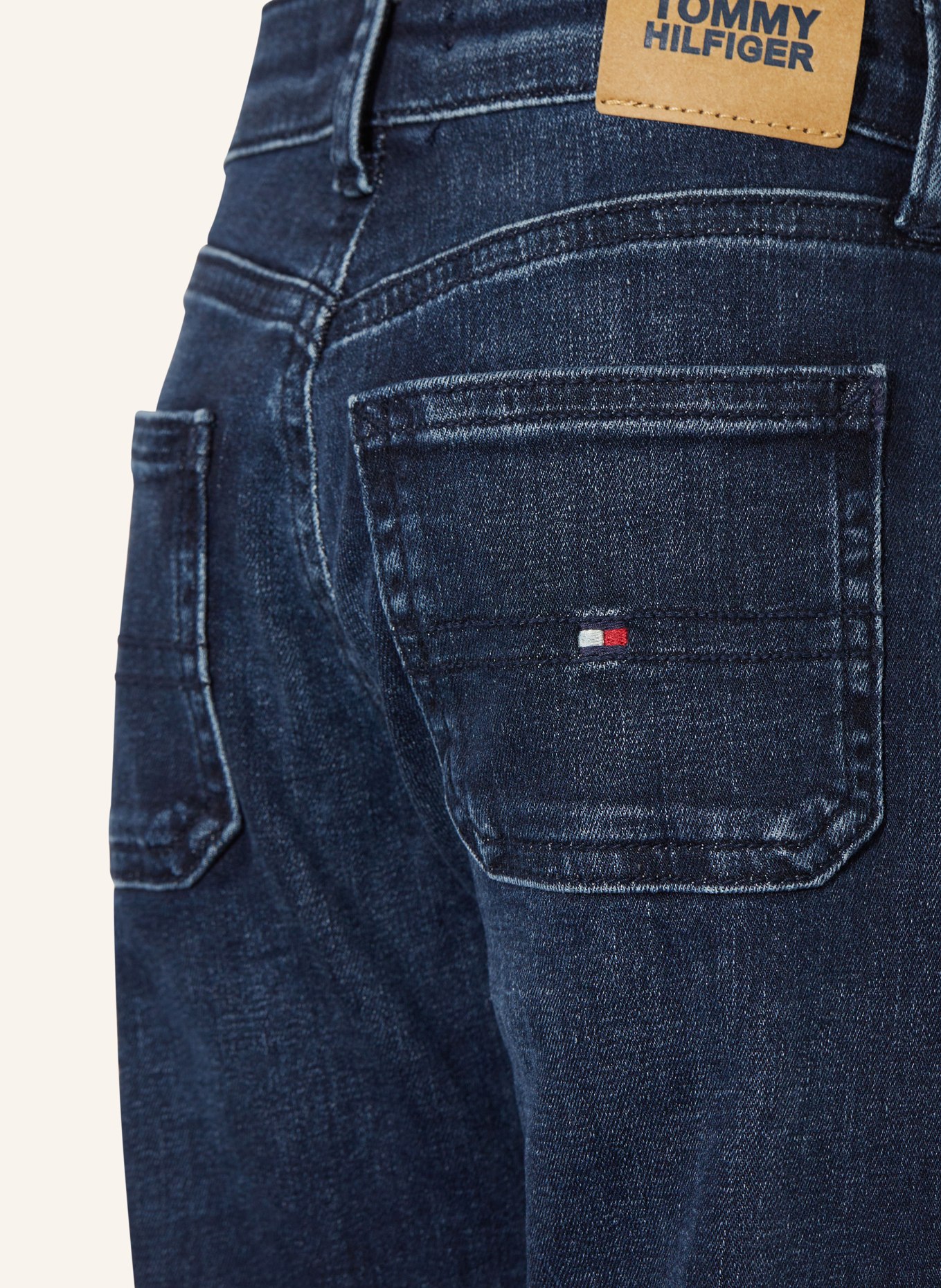 TOMMY HILFIGER Jeans Straight Fit in dunkelblau