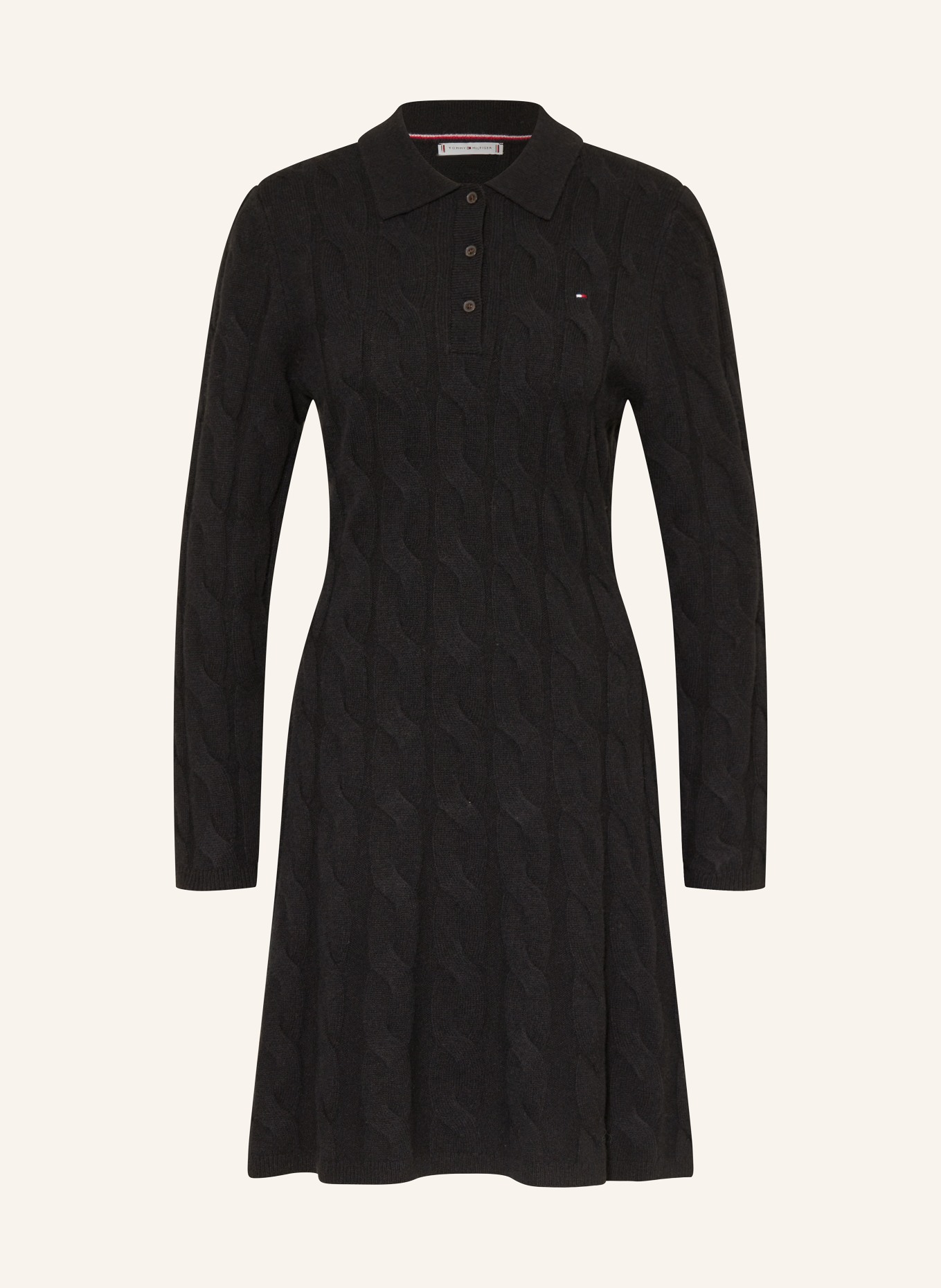 TOMMY HILFIGER Polokleid, Farbe: SCHWARZ (Bild 1)