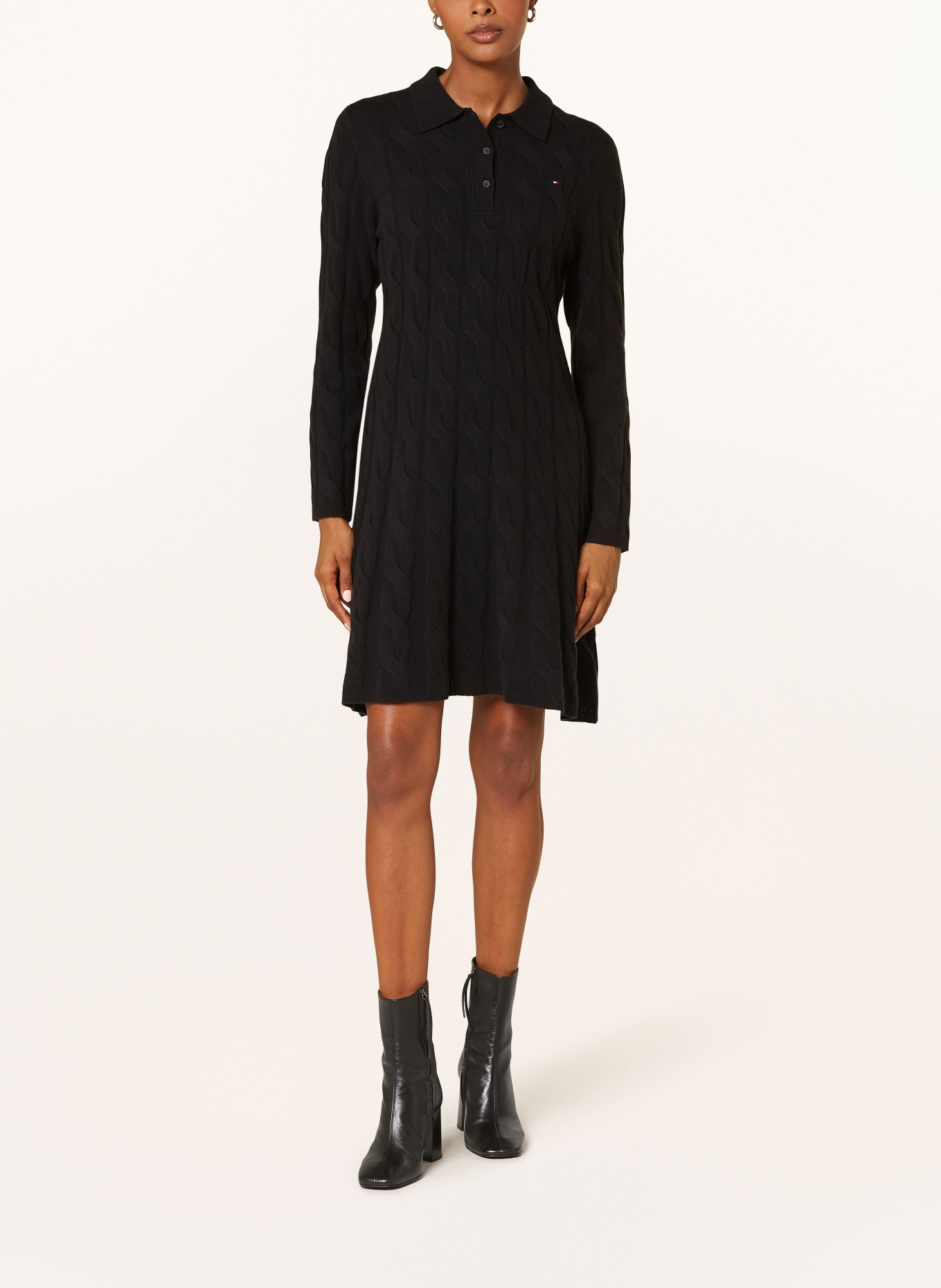 TOMMY HILFIGER Polokleid, Farbe: SCHWARZ (Bild 2)