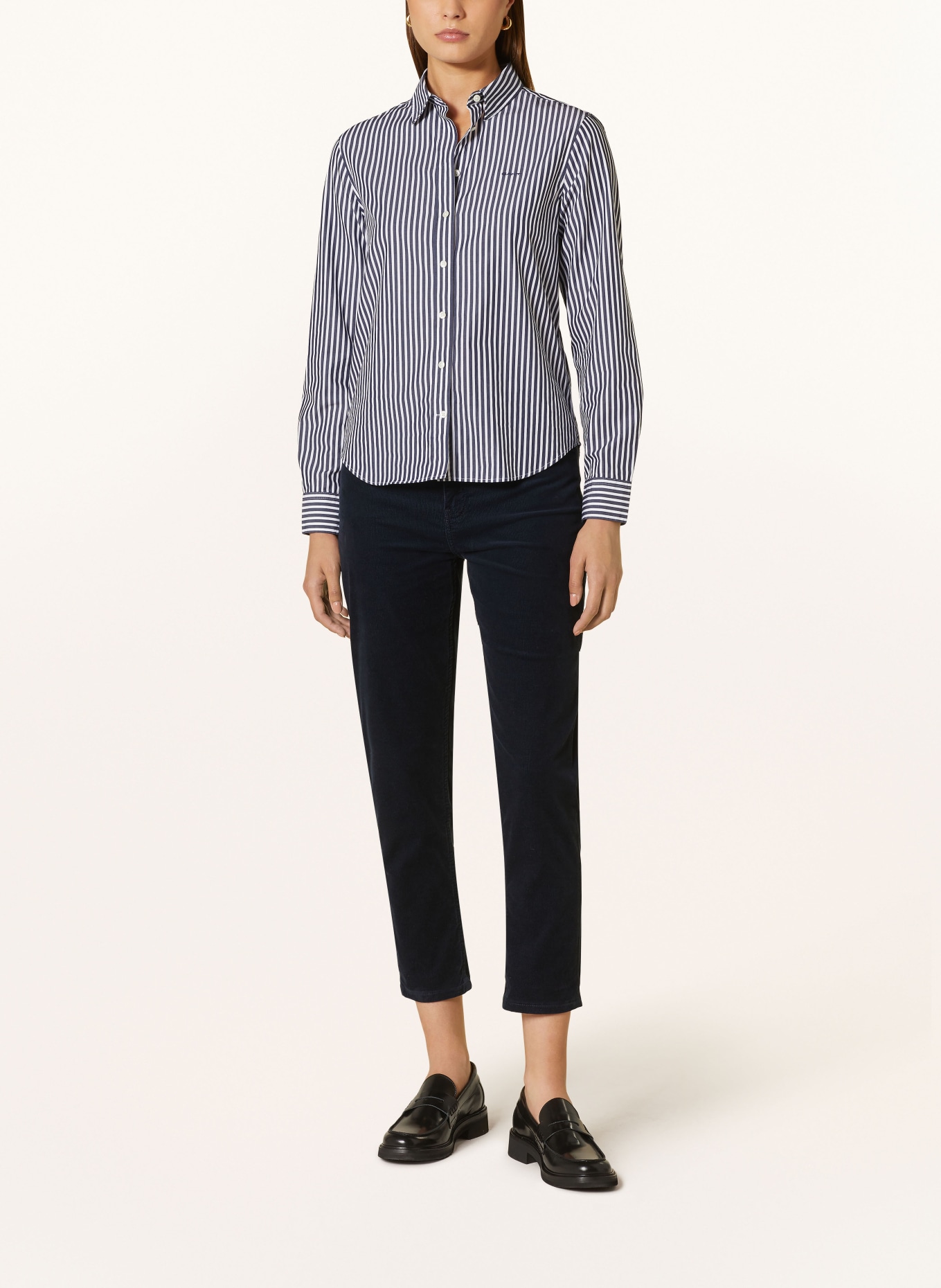 TOMMY HILFIGER Cordhose: DUNKELBLAU