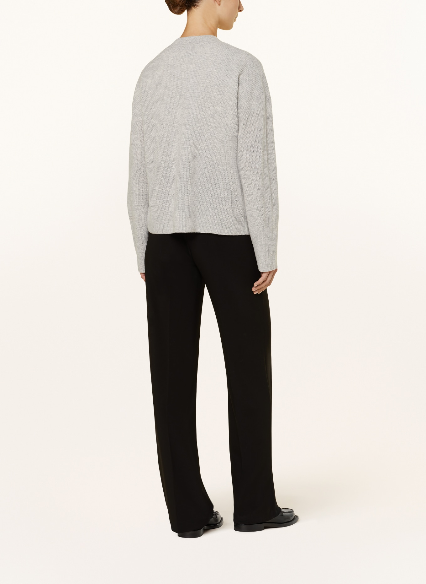 TOMMY HILFIGER Knit cardigan: LIGHT GRAY