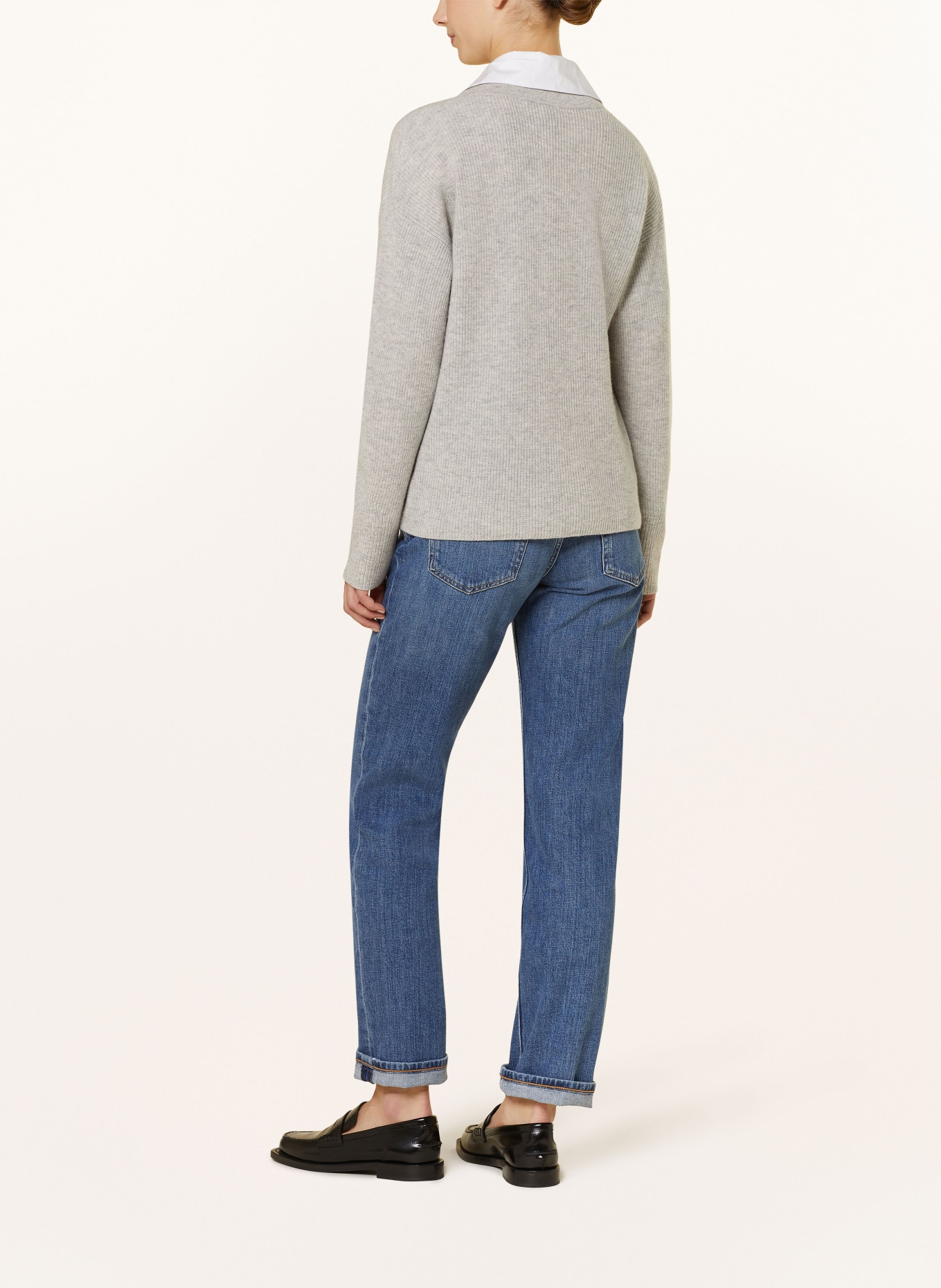 TOMMY HILFIGER Pullover: HELLGRAU