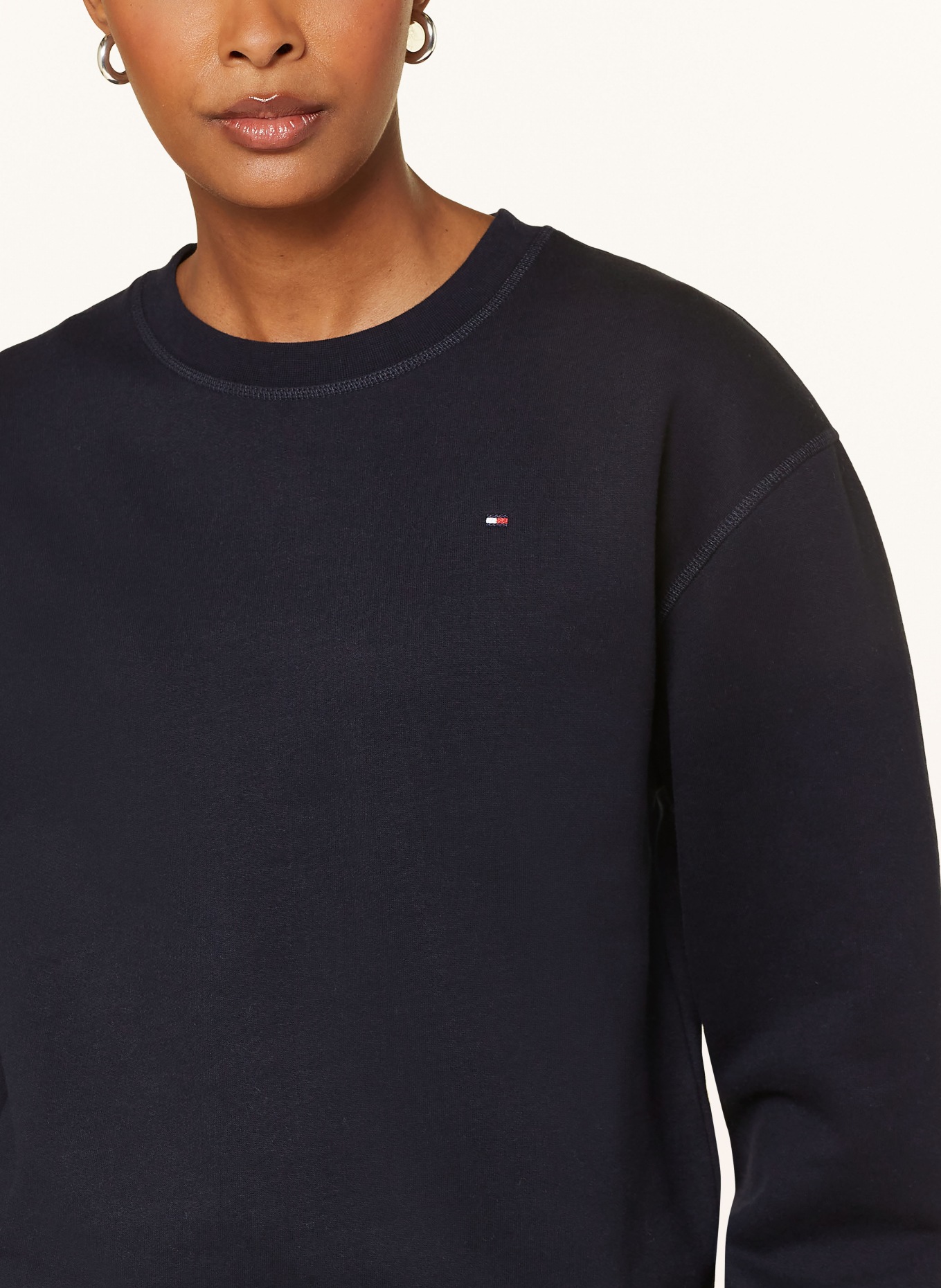 TOMMY HILFIGER Sweatshirt: DARK BLUE