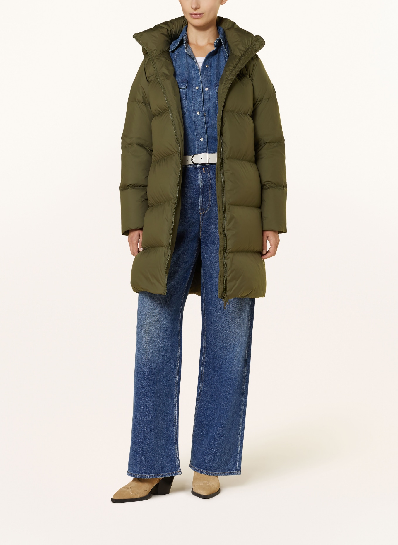 TOMMY HILFIGER Daunenjacke: OLIV