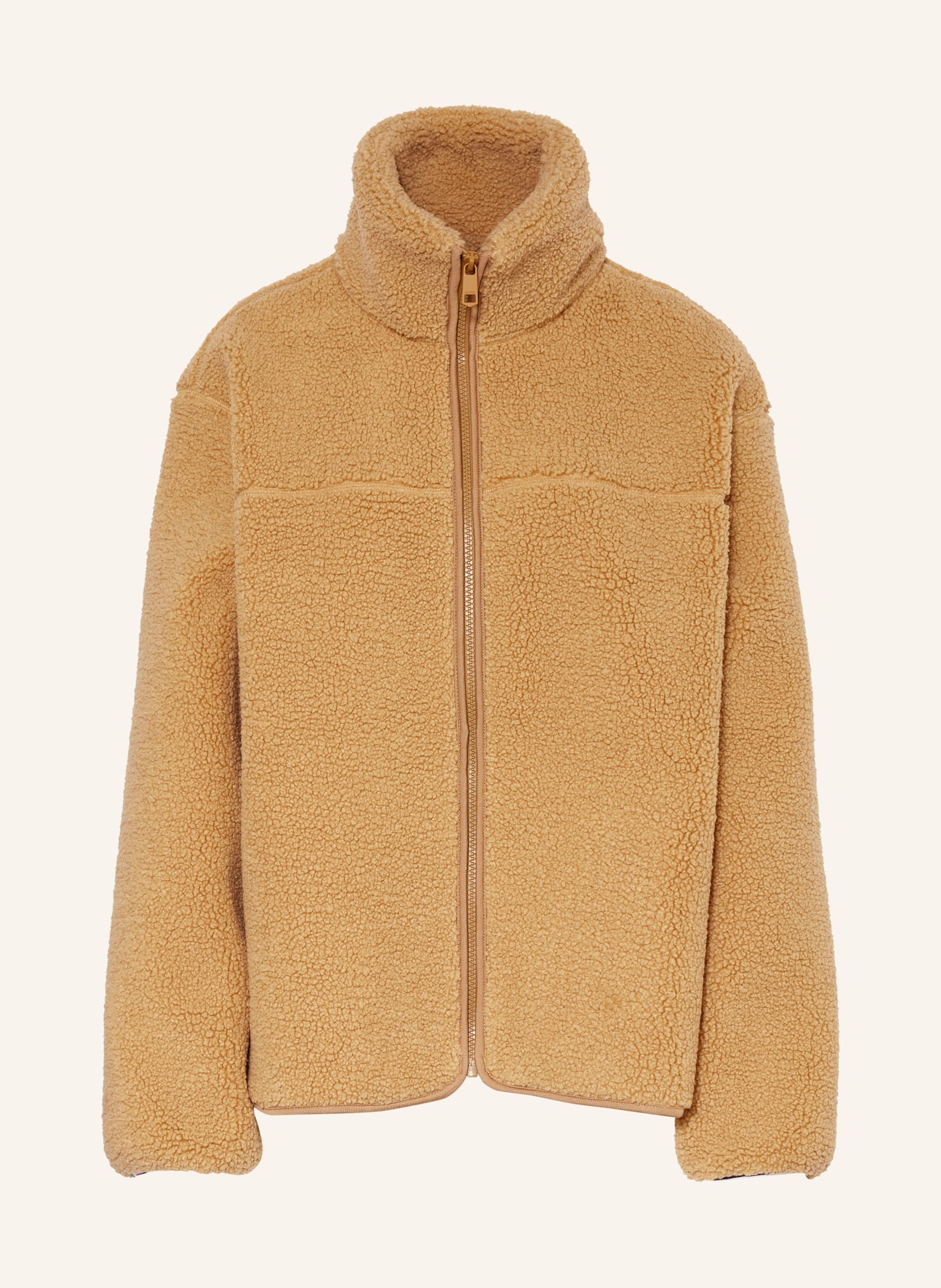 TOMMY HILFIGER Teddyfell-Jacke: BEIGE