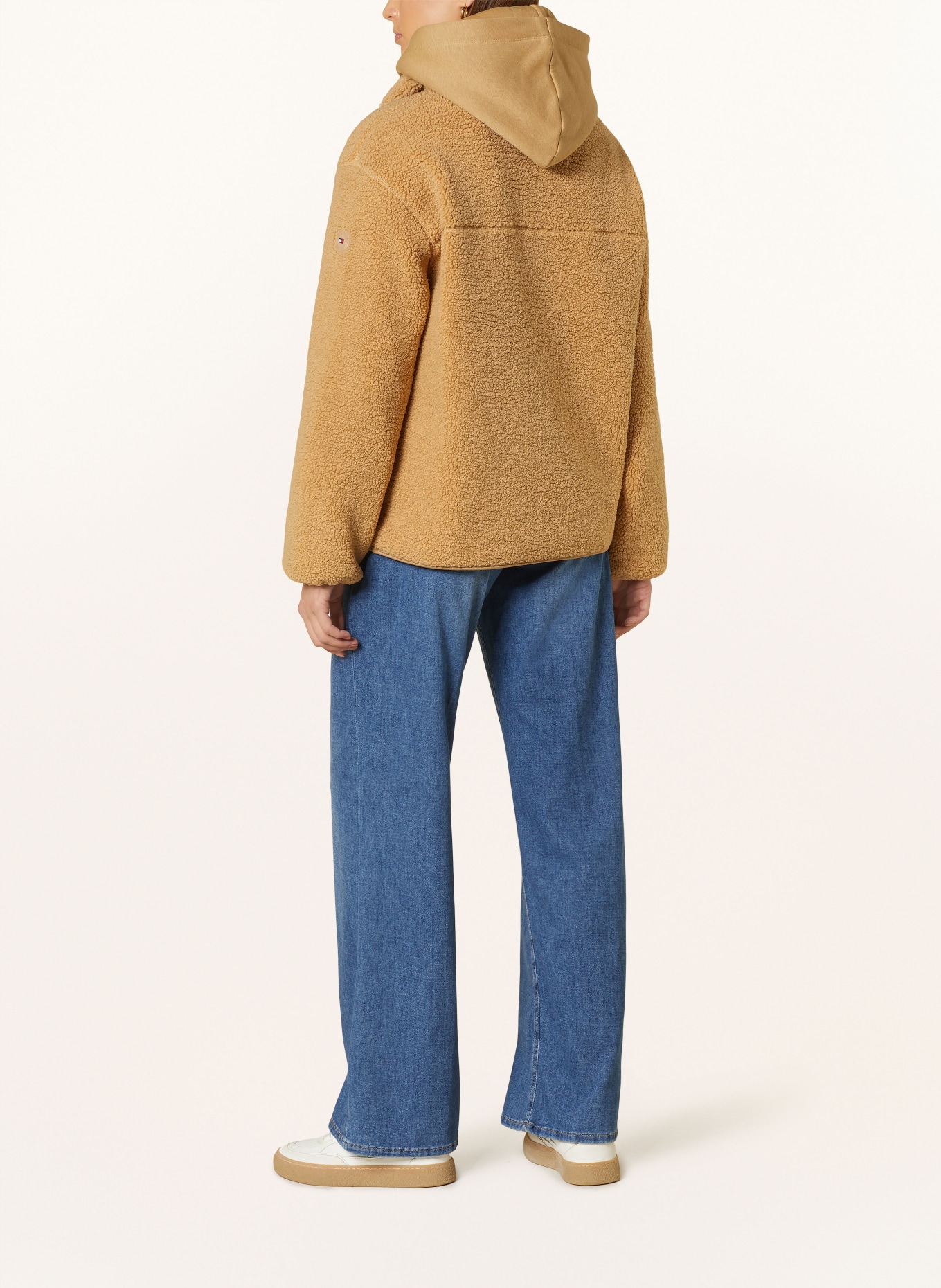 TOMMY HILFIGER Teddyfell-Jacke: BEIGE